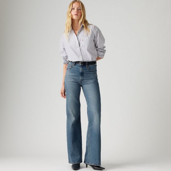 Ribcage Bell Women's Jeans — Maximum Story - Medium Wash