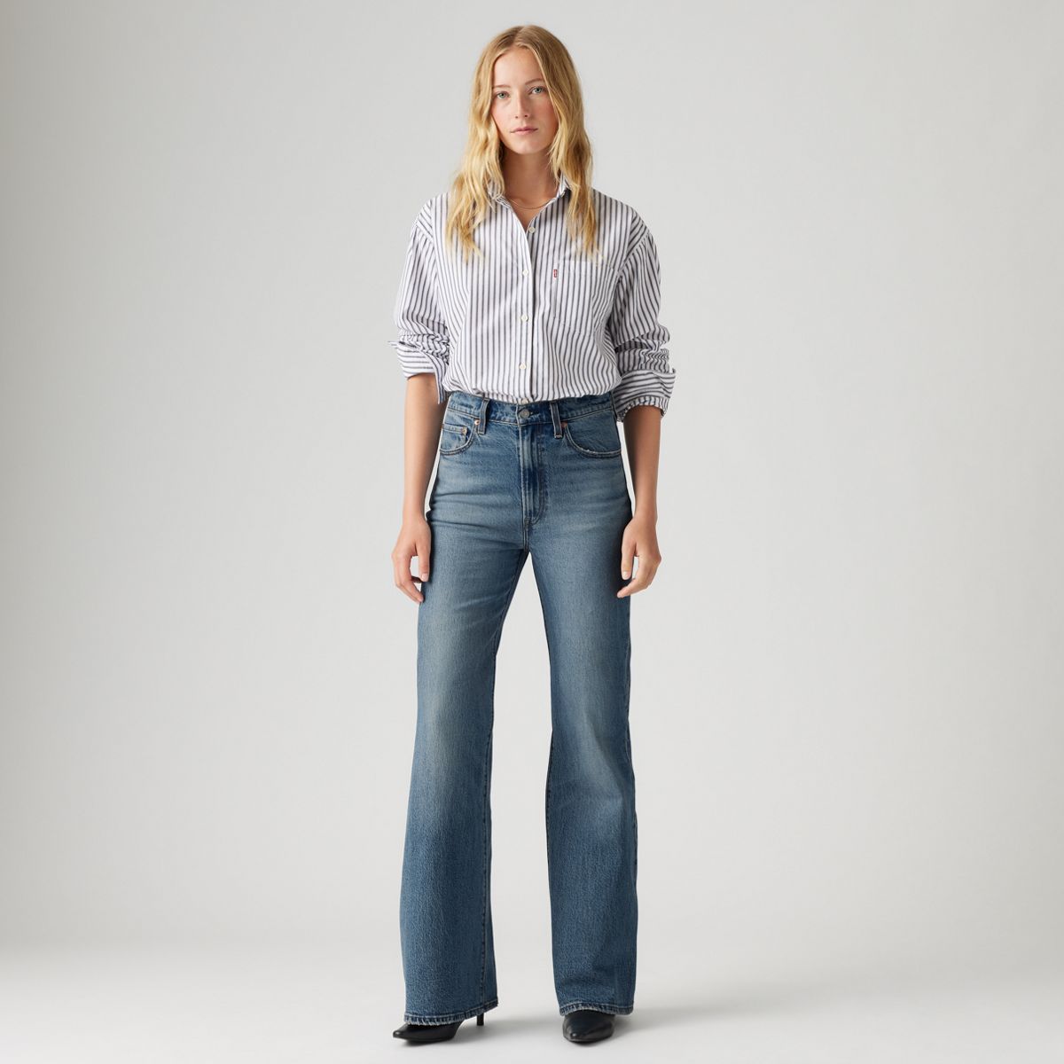 Ribcage Bell Women's Jeans — Maximum Story - Medium Wash