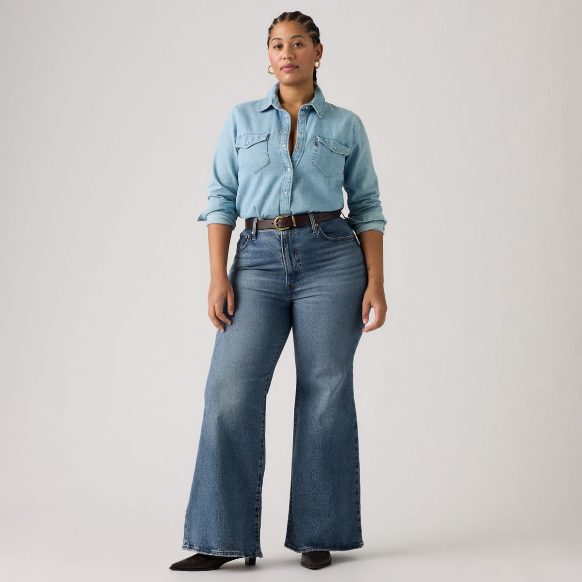 Ribcage Bell Women's Jeans — Maximum Story - Medium Wash