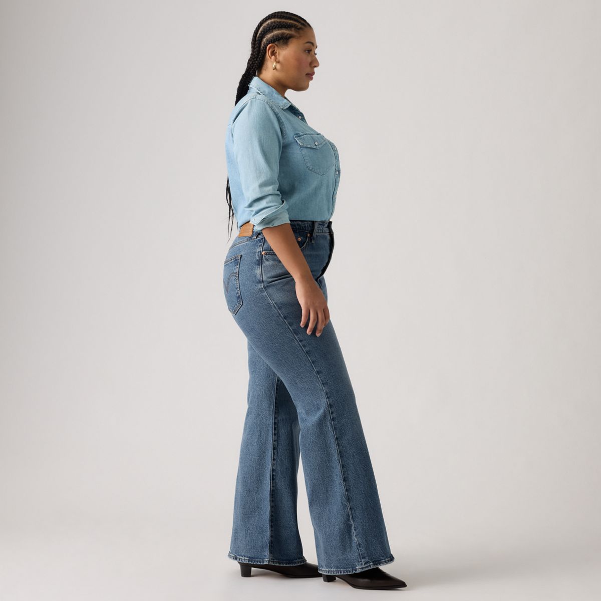 Ribcage Bell Women's Jeans — Maximum Story - Medium Wash
