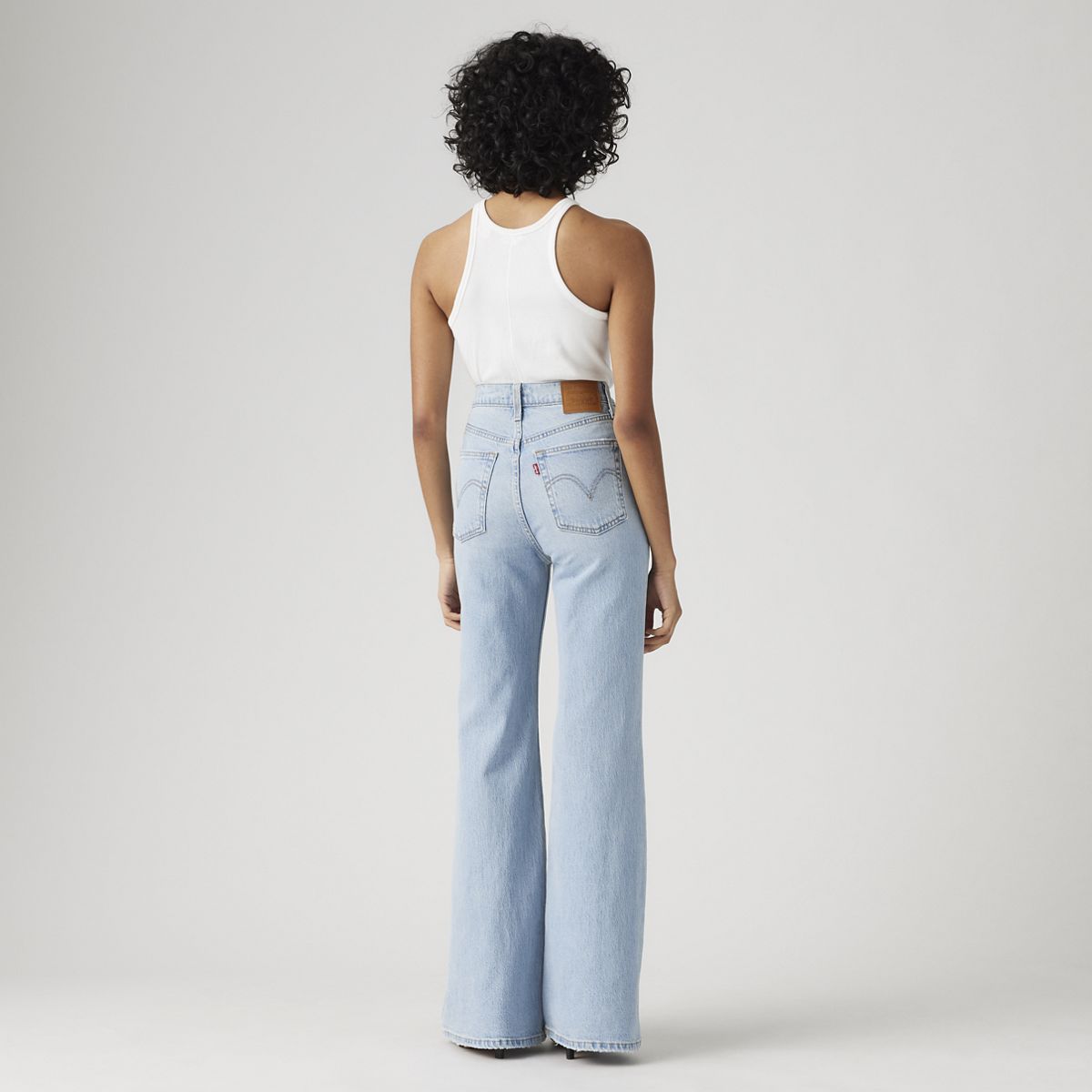 Ribcage Bell Women's Jeans — Sits Well Together - Light Wash