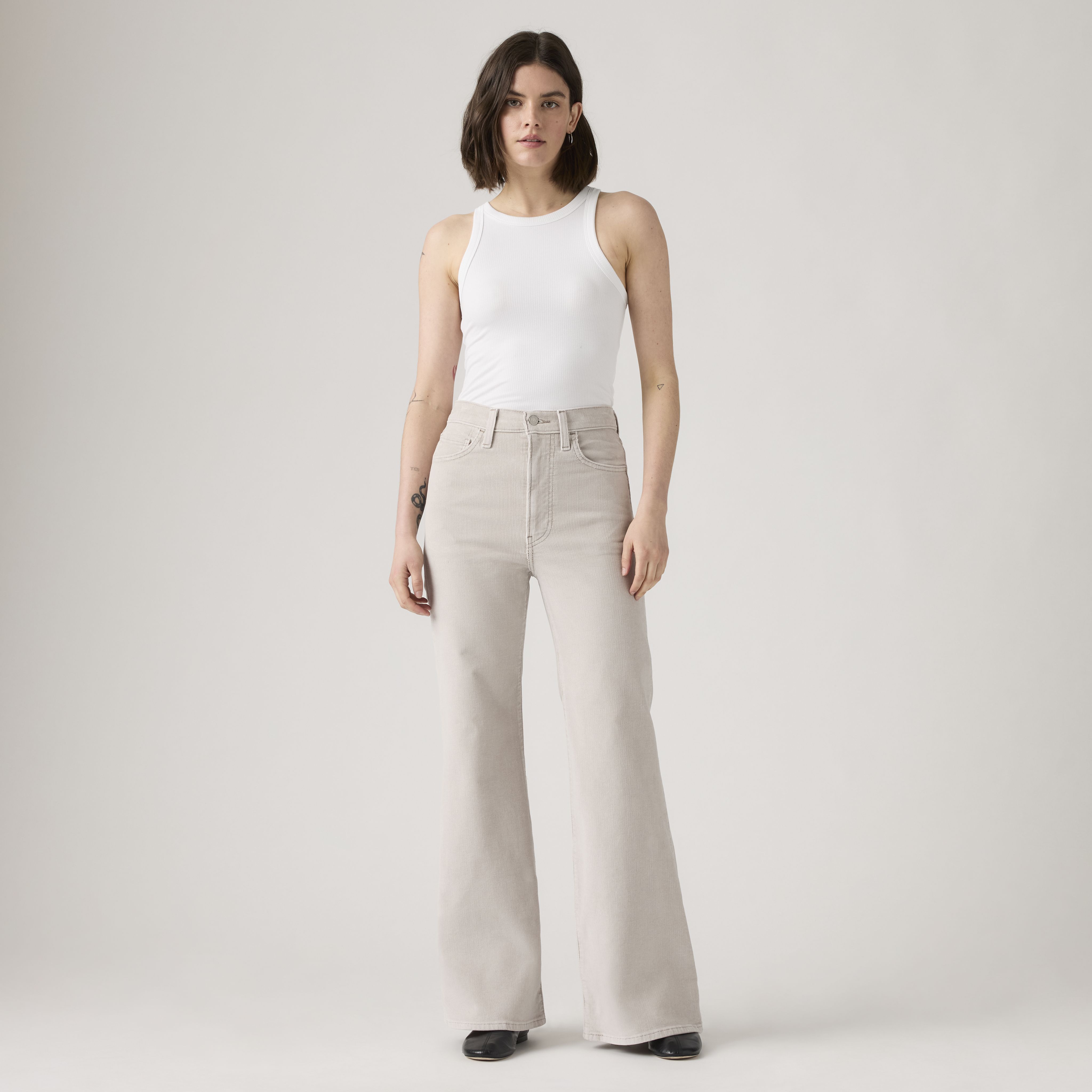 Ribcage Bell Corduroy Women's Jeans 3