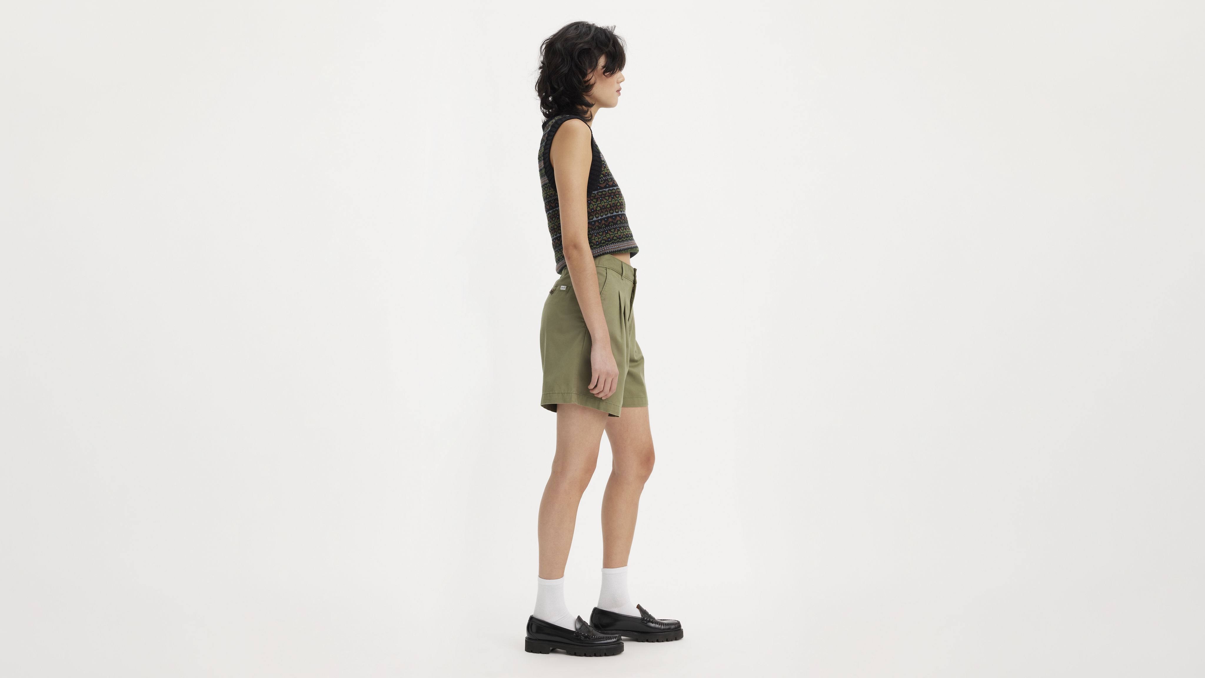 Pleated Trouser Shorts 1