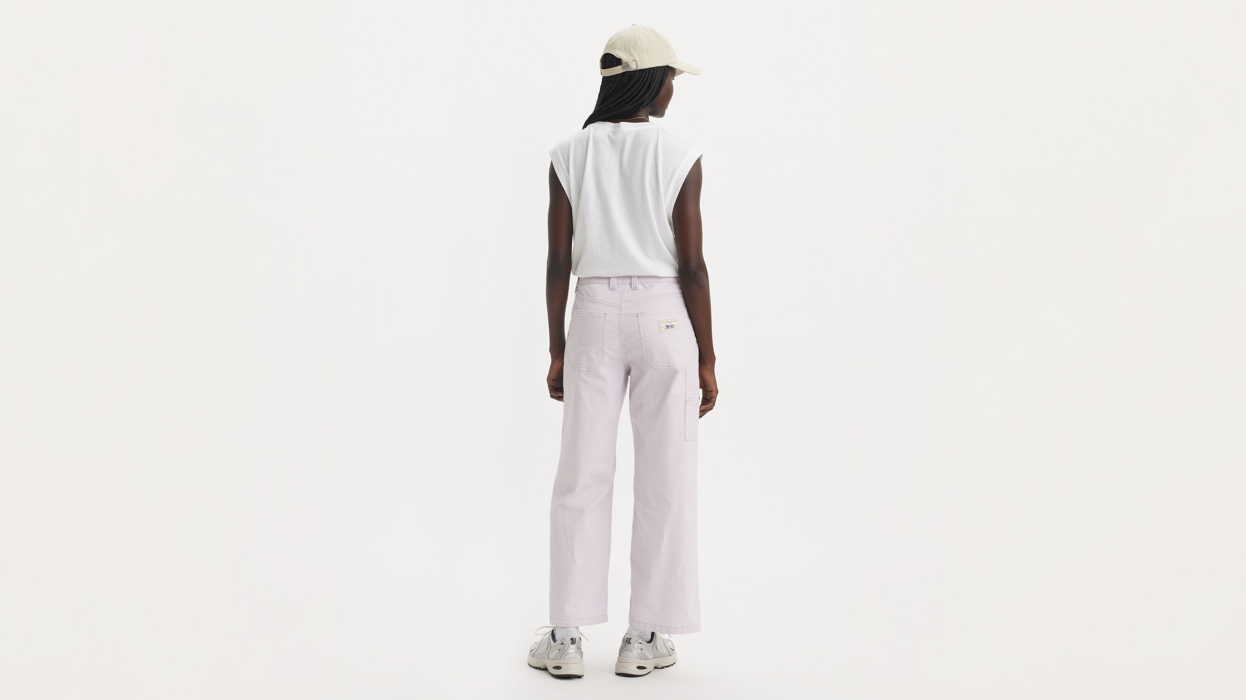 Baggy Carpenter Lightweight Corduroy Women's Pants 3