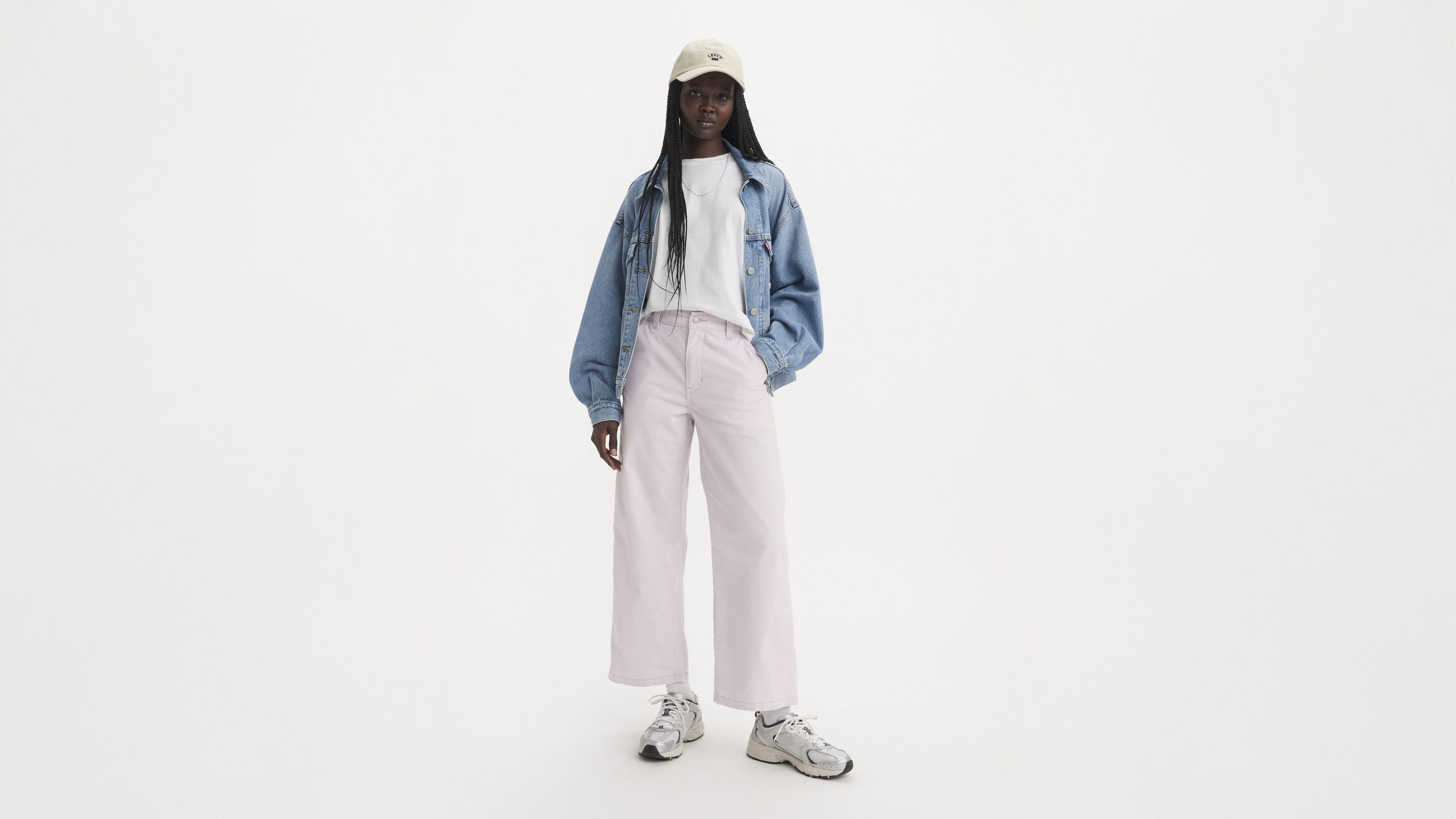 Baggy Carpenter Lightweight Corduroy Women's Pants 1