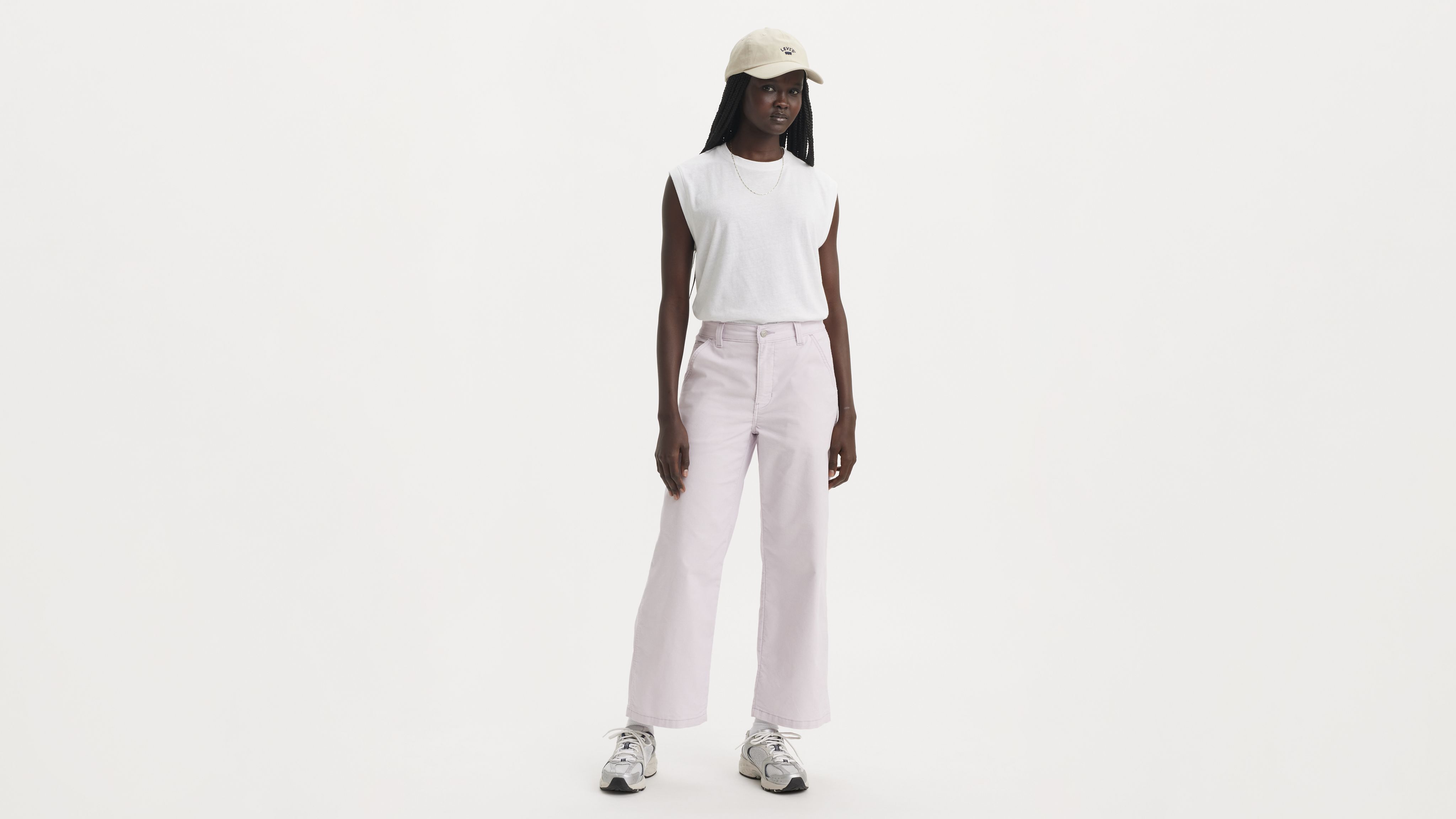 Baggy Carpenter Lightweight Corduroy Women's Pants 7