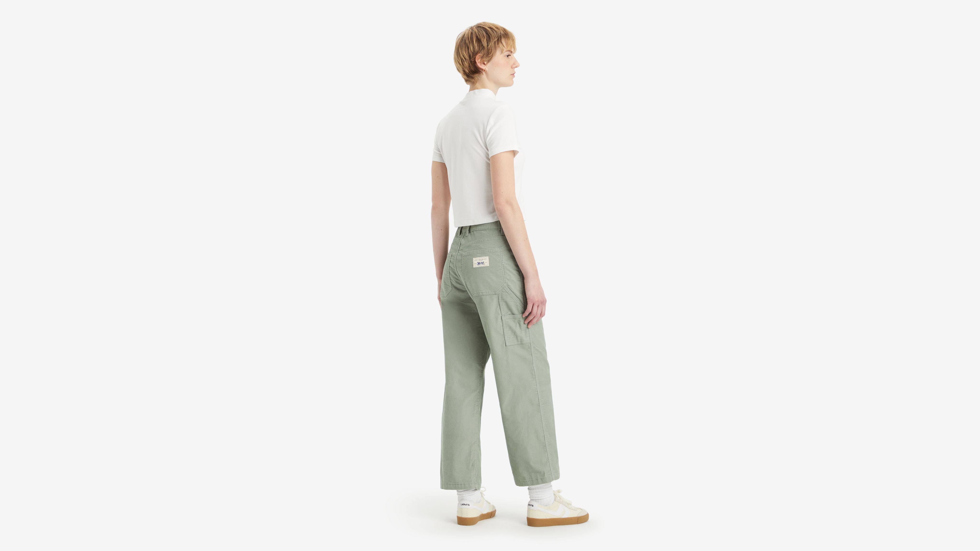 Baggy Carpenter Lightweight Corduroy Women's Pants 6