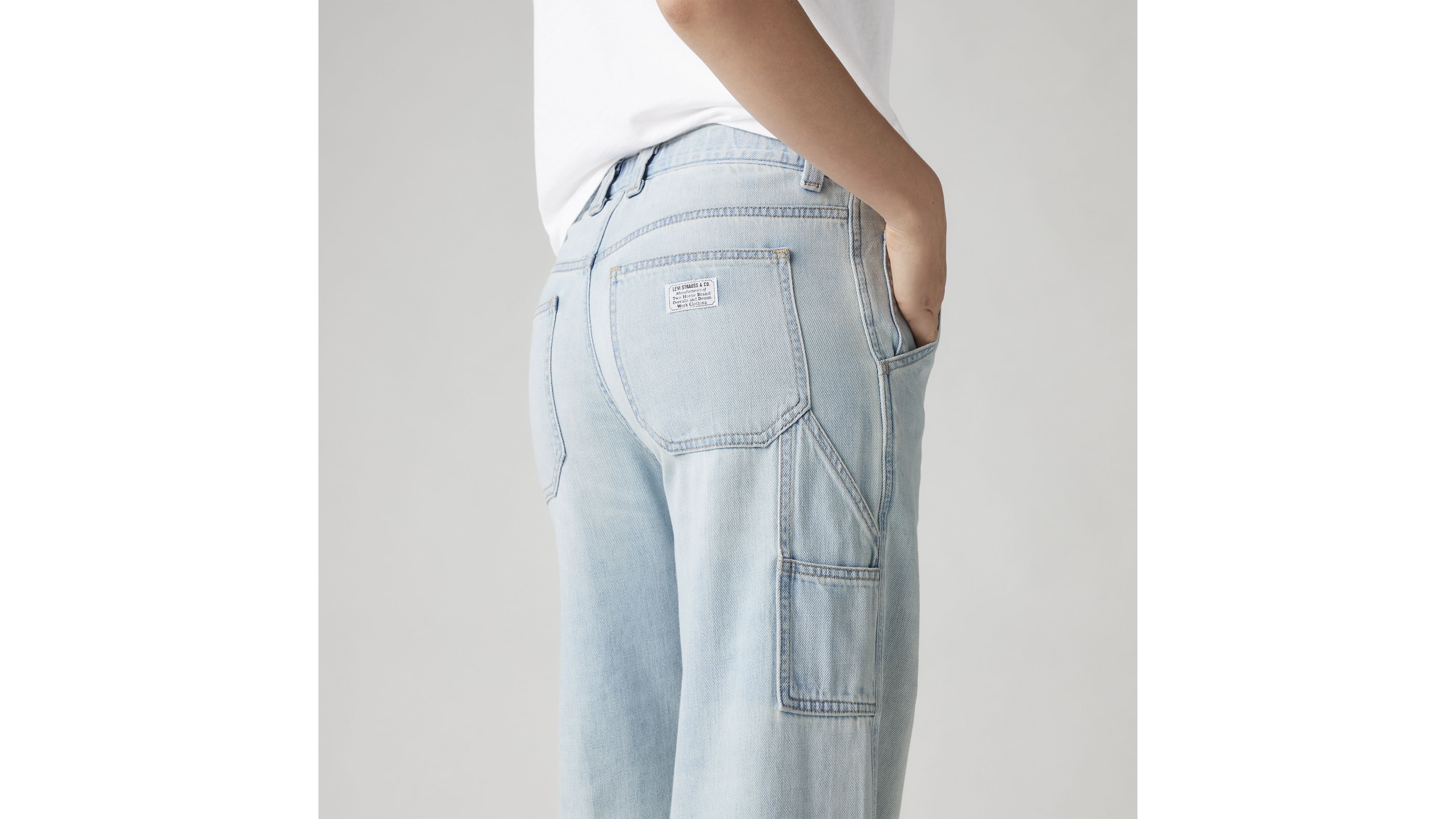 Baggy Carpenter Linen+ Denim Lightweight Women's Jeans 2