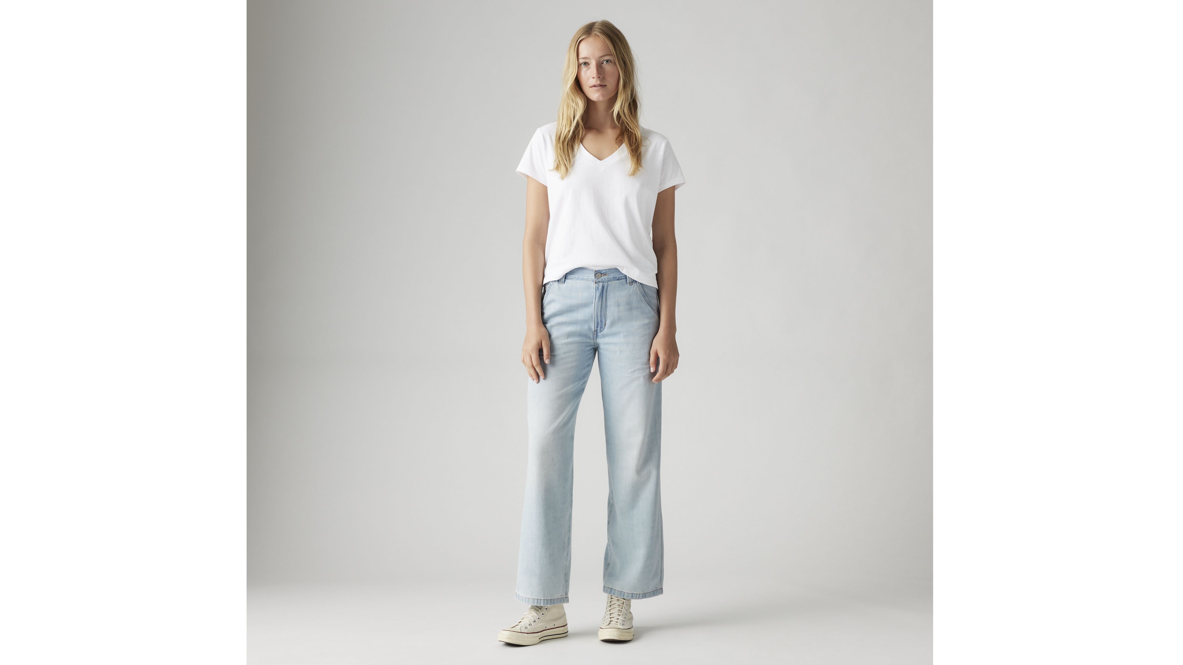 Baggy Carpenter Linen+ Denim Lightweight Women's Jeans 5