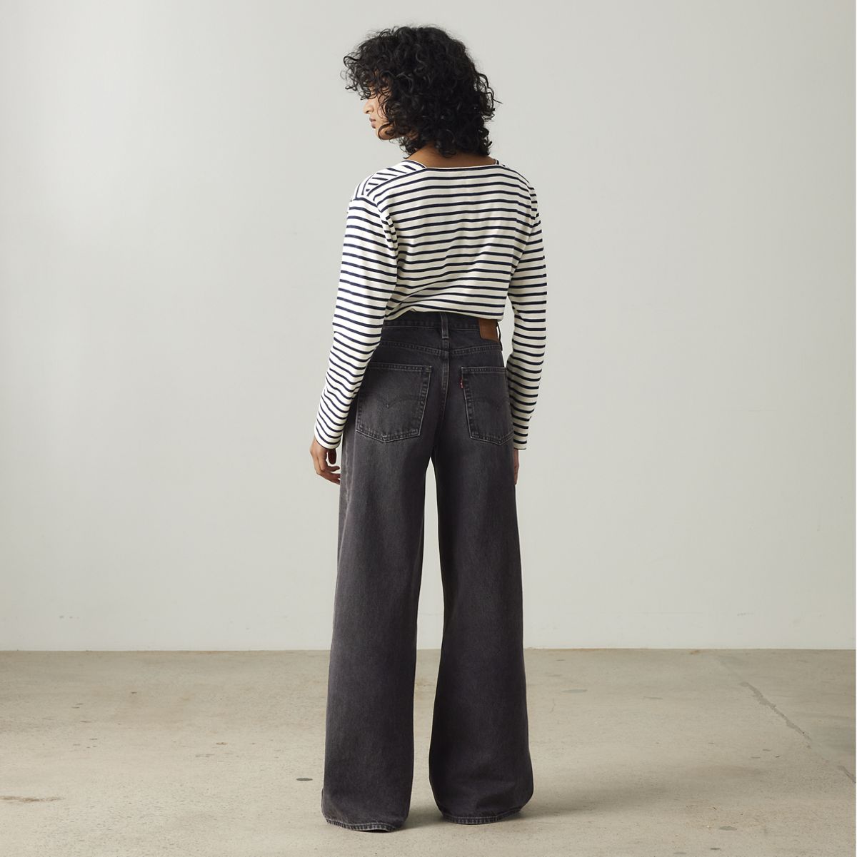 XL Baggy Straight Women's Jeans — Influential Lady - Black