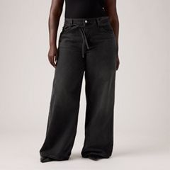 XL Baggy Straight Women's Jeans — Influential Lady - Black 9