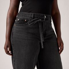XL Baggy Straight Women's Jeans — Influential Lady - Black 11