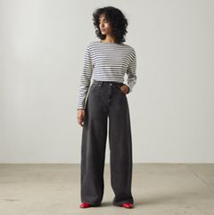 XL Baggy Straight Women's Jeans — Influential Lady - Black 5