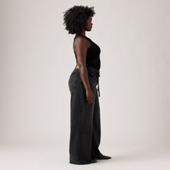 XL Baggy Straight Women's Jeans — Influential Lady - Black 10