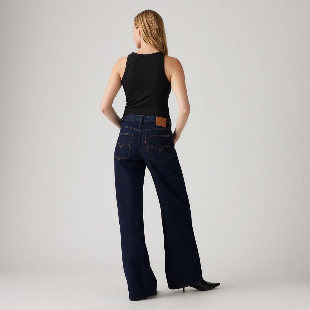 XL Baggy Straight Women's Jeans — Dream Nice Dreams - Dark Wash