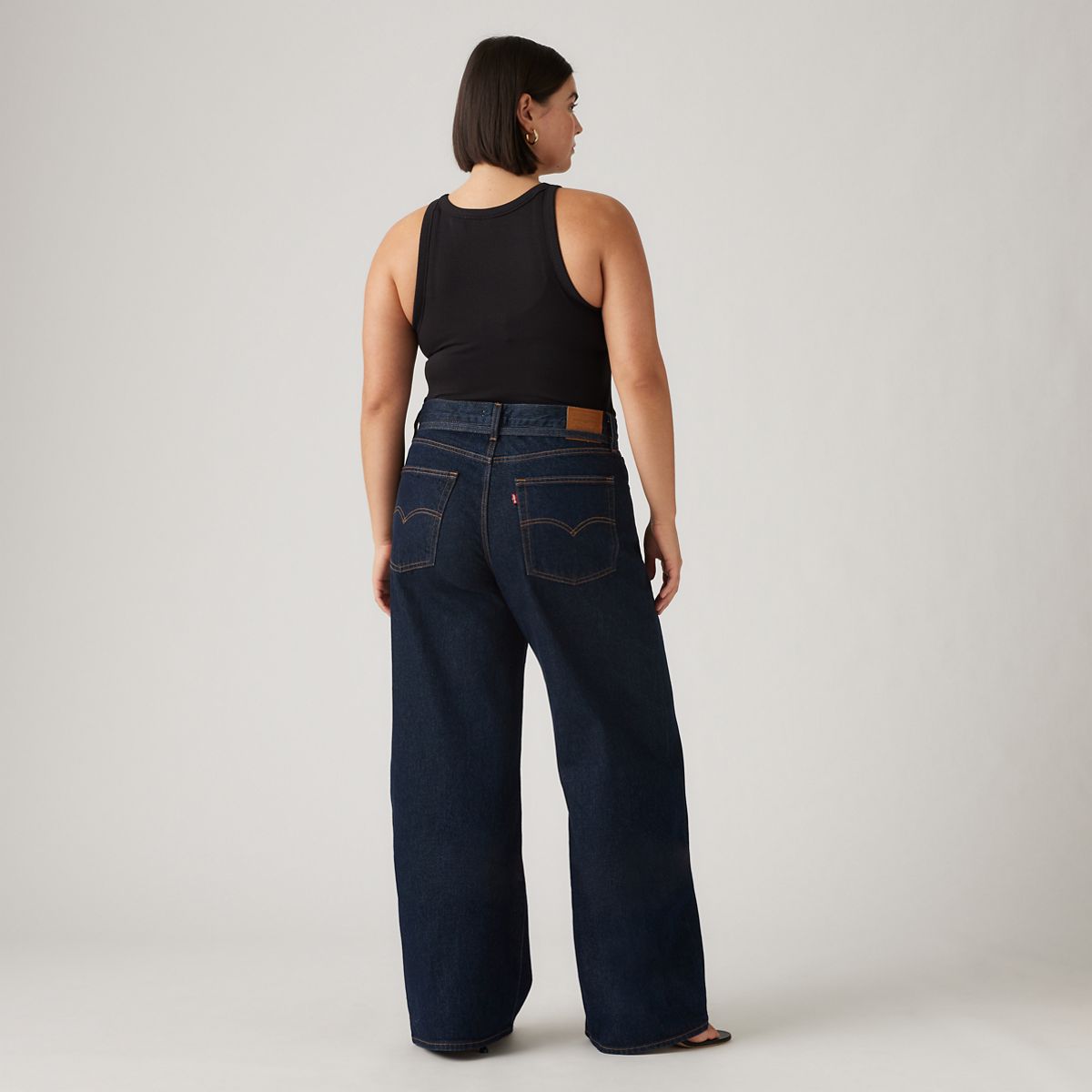 XL Baggy Straight Women's Jeans — Dream Nice Dreams - Dark Wash