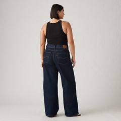 XL Baggy Straight Women's Jeans — Dream Nice Dreams - Dark Wash 12
