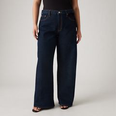 XL Baggy Straight Women's Jeans — Dream Nice Dreams - Dark Wash 9