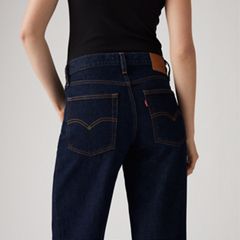 XL Baggy Straight Women's Jeans — Dream Nice Dreams - Dark Wash 5
