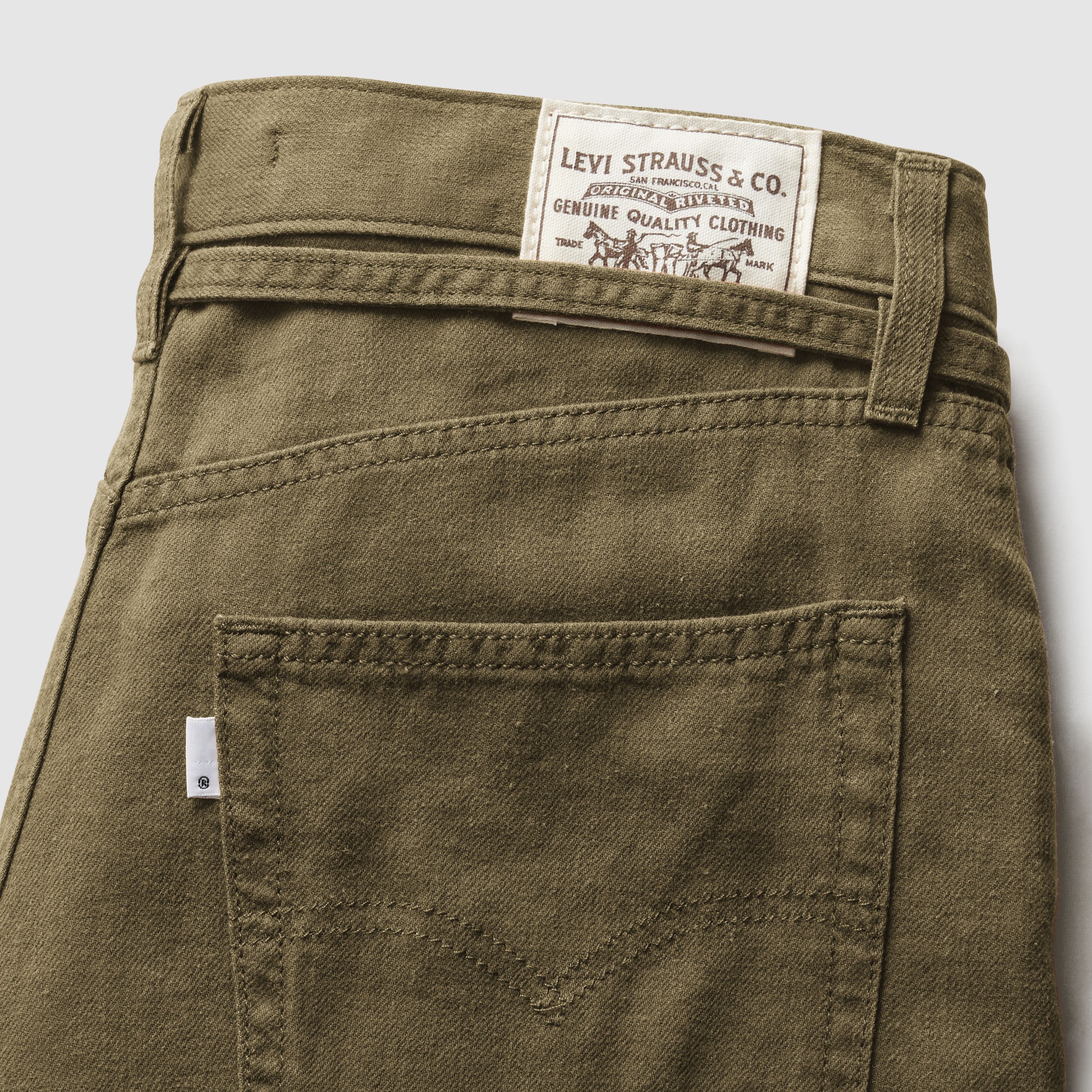 XL Baggy Straight Linen Blend Women's Pants 7
