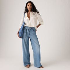 XL Baggy Straight Women's Jeans — Good Grades Tencel - Medium Wash 1