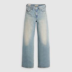 XL Baggy Straight Women's Jeans — Gamble Time - Medium Wash 6
