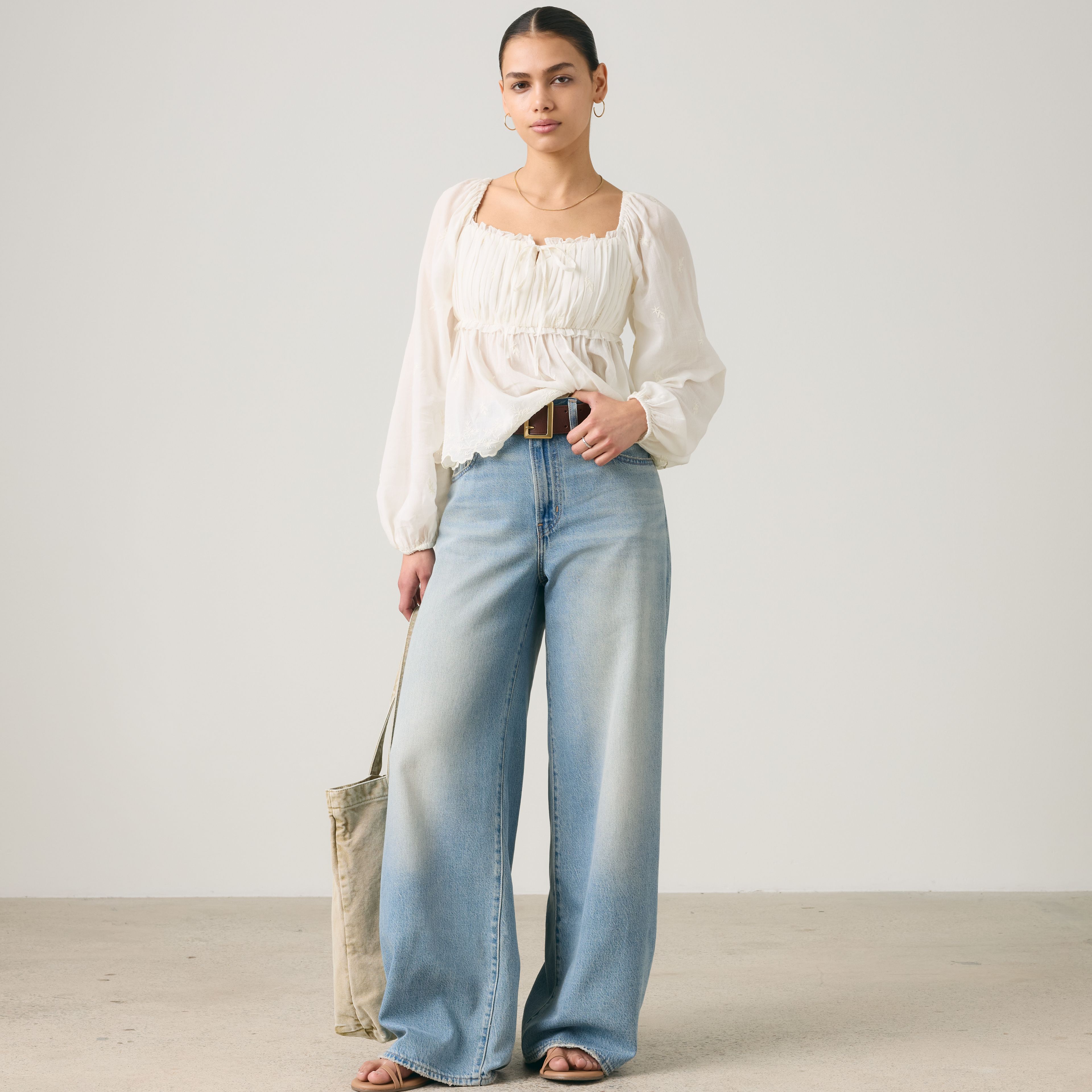 Xl Baggy Straight Lightweight Women's Jeans