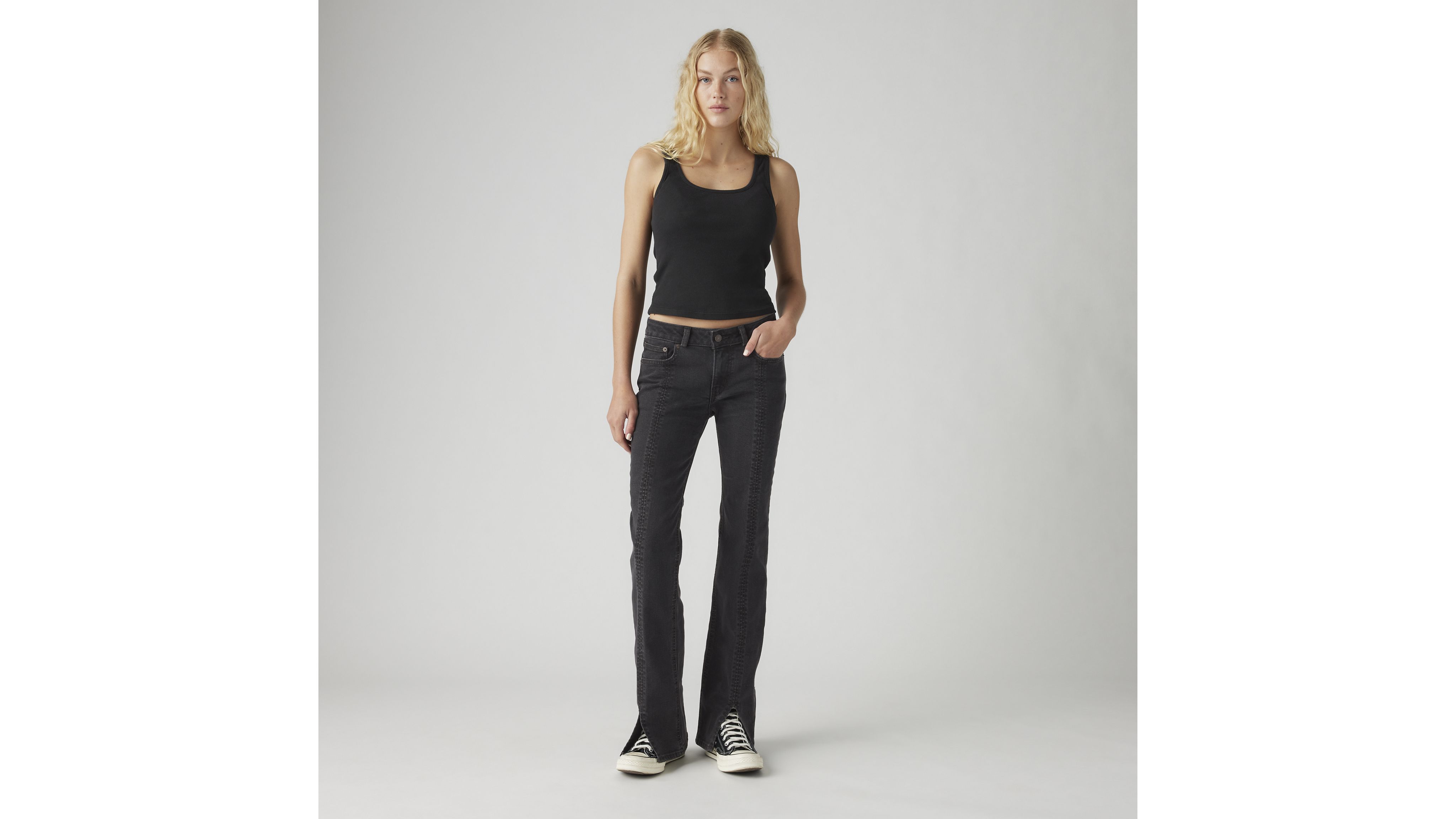 Seamed Superlow Bootcut Women's Jeans 1