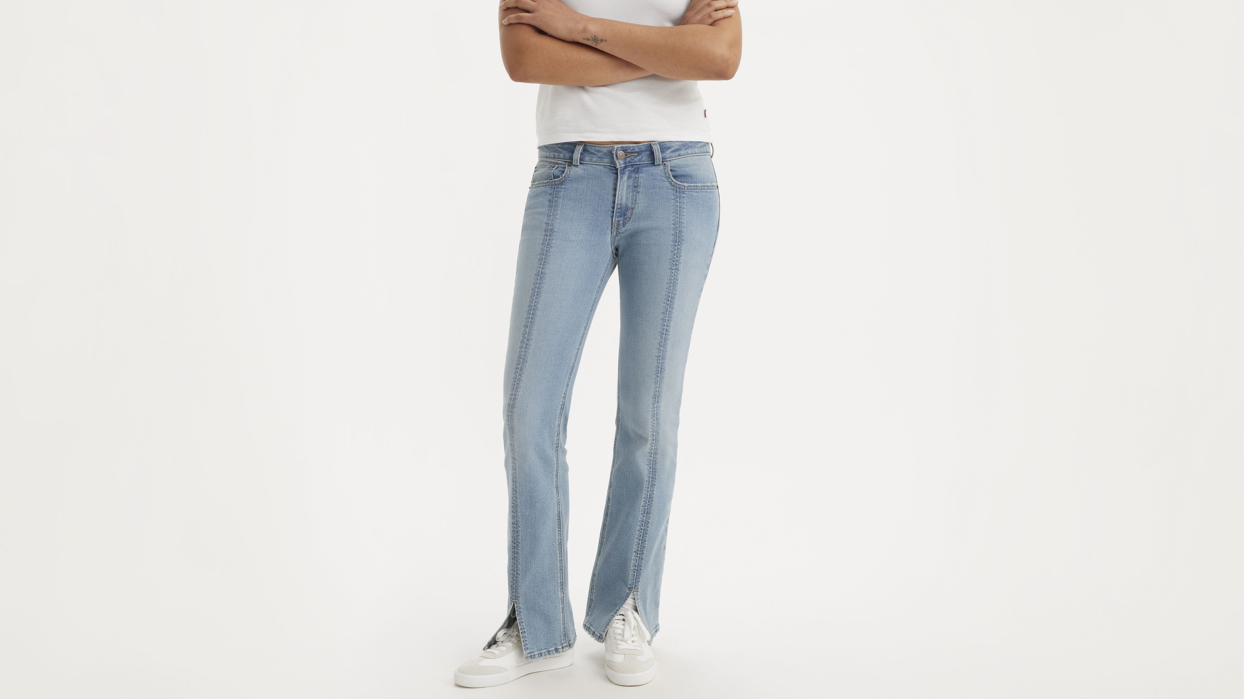 Seamed Superlow Bootcut Women's Jeans 2