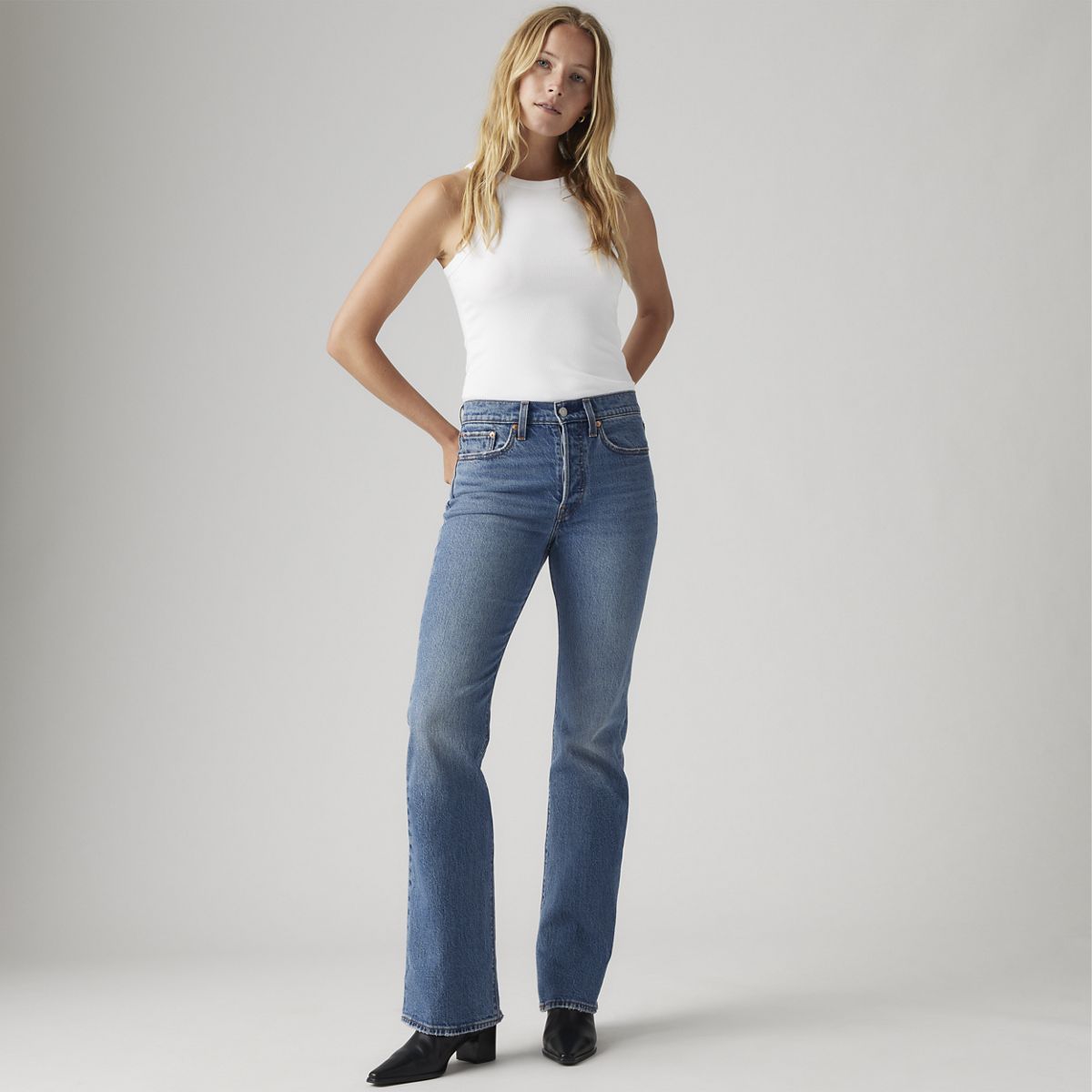 Wedgie Bootcut Women's Jeans — Medium Wash