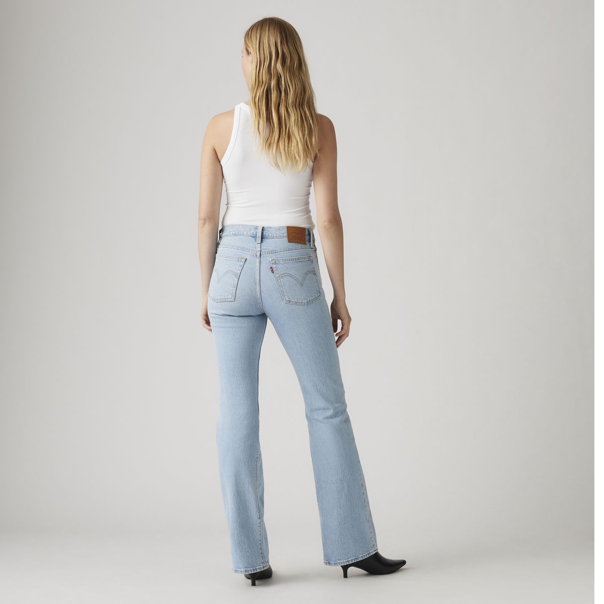 Wedgie Bootcut Women's Jeans — Blasted Stone Clean Psk - Light Wash