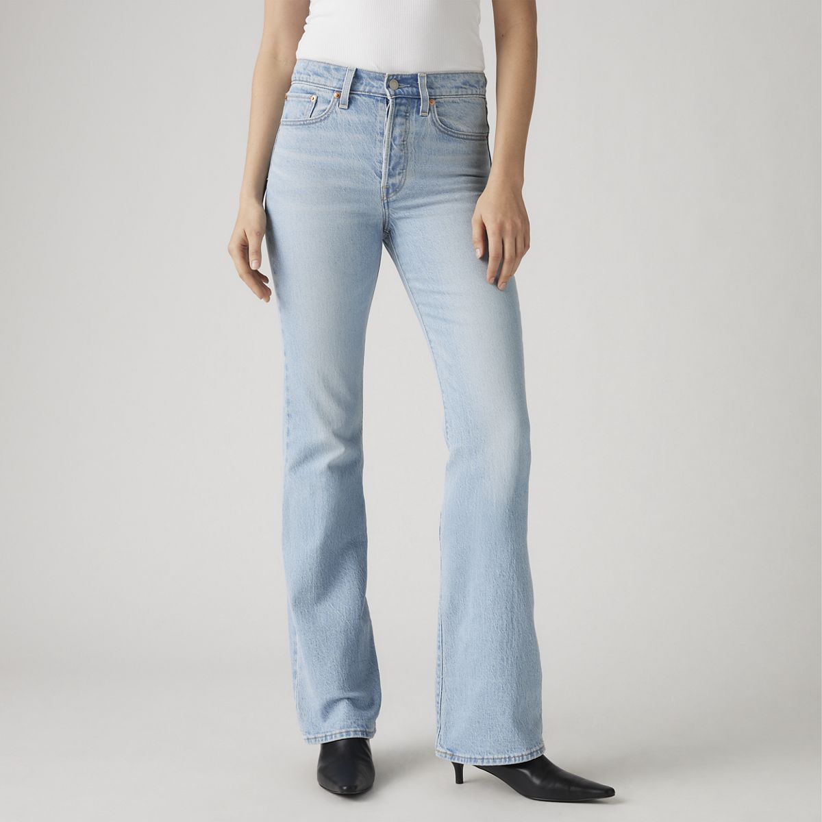 Wedgie Bootcut Women's Jeans — Blasted Stone Clean Psk - Light Wash