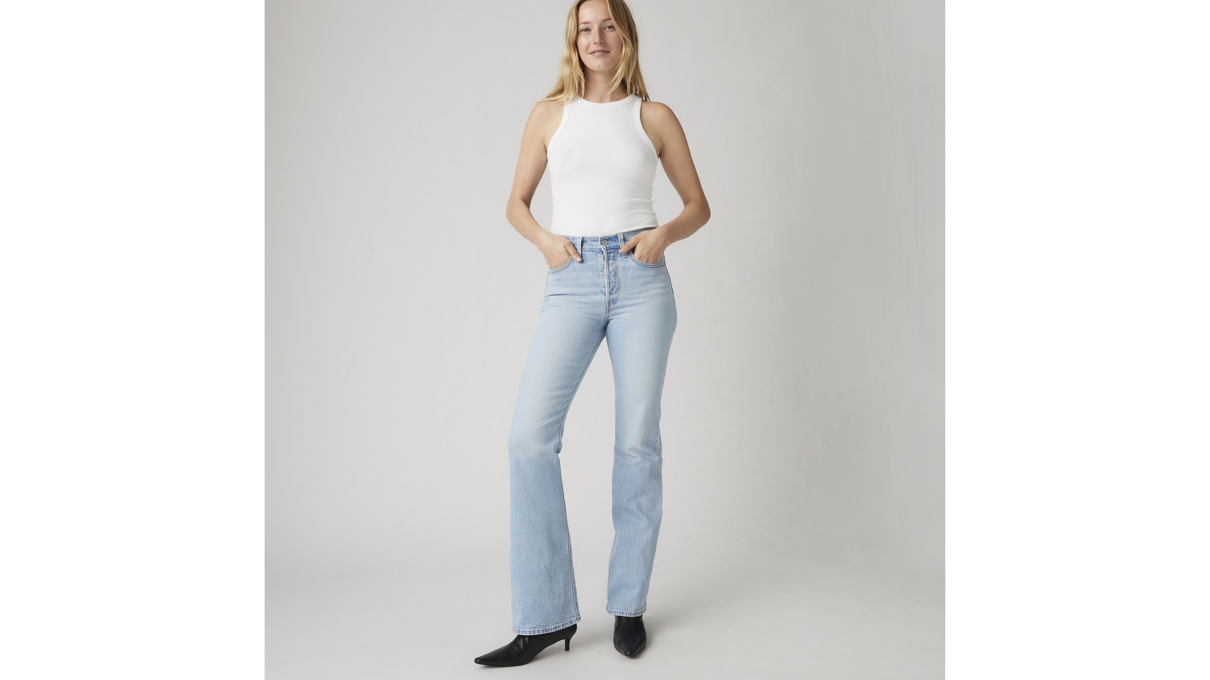 Jean Wedgie bottillon pour femme 1