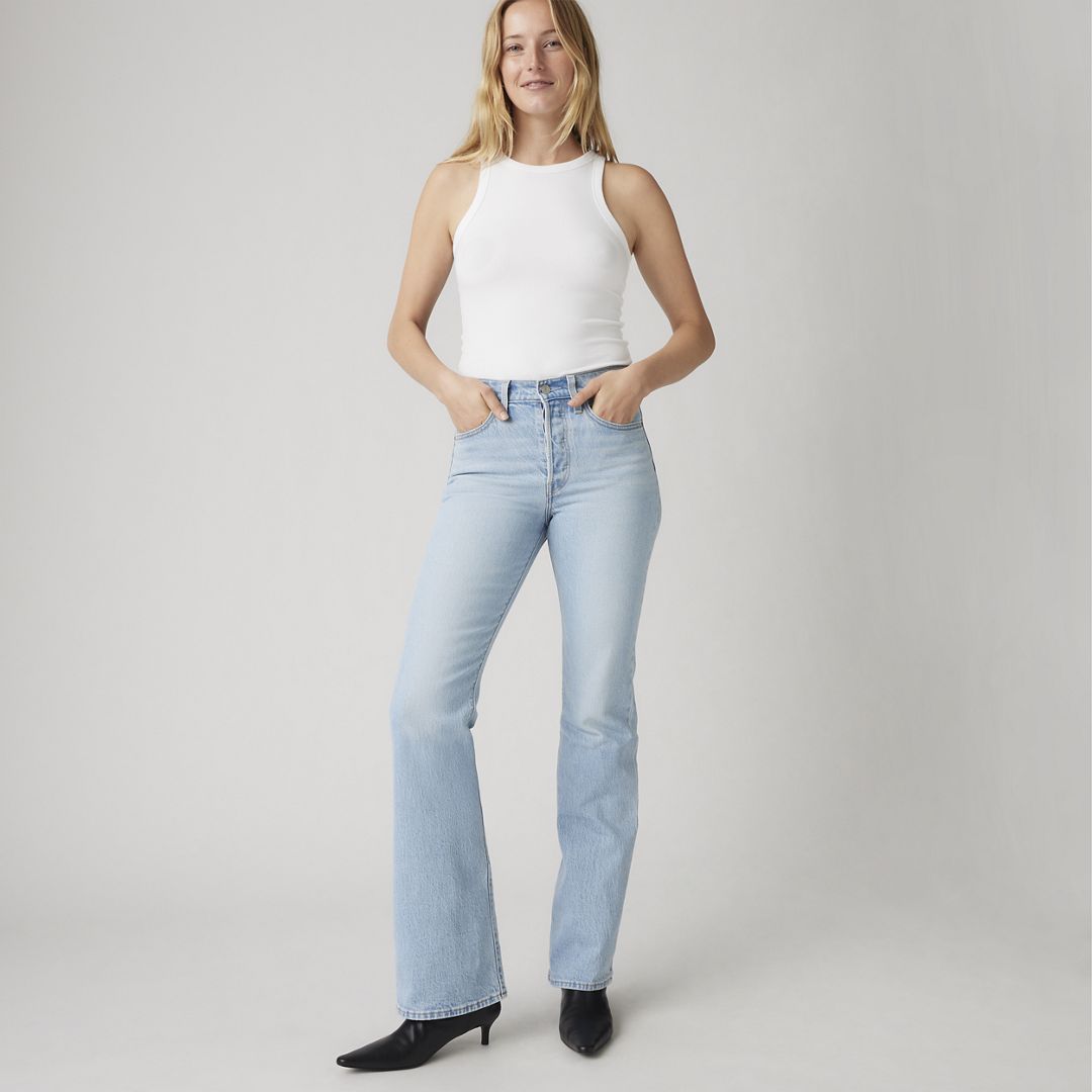Levi's Women's Wedgie Boot High Rise Jeans - Blasted St