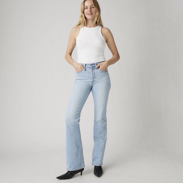 Wedgie Bootcut Women's Jeans — Blasted Stone Clean Psk - Light Wash