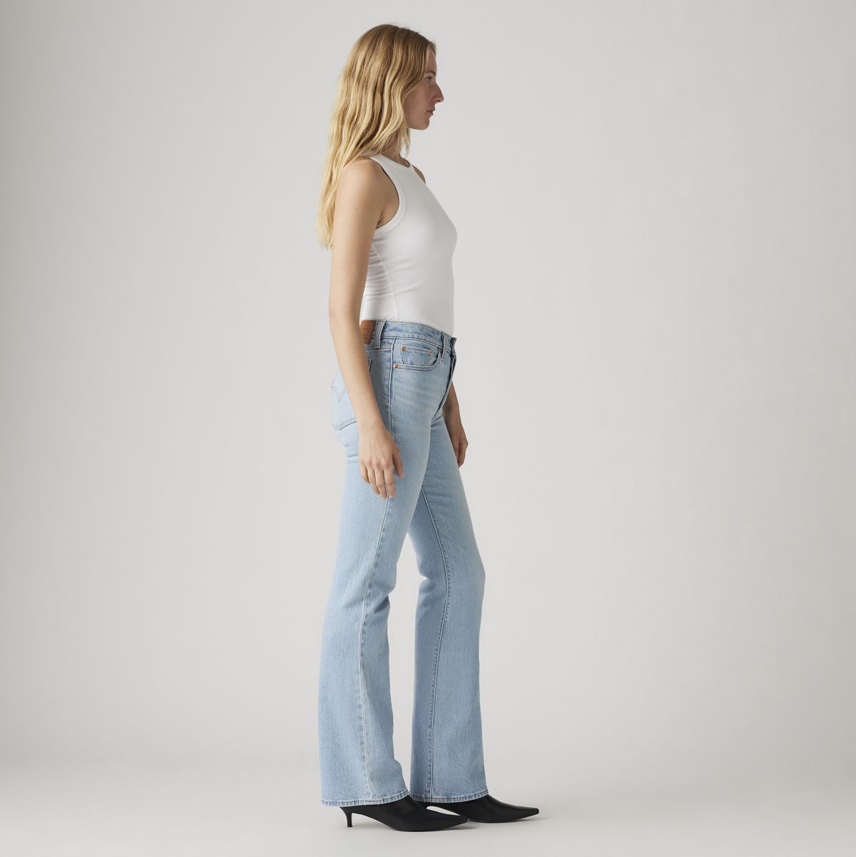 Wedgie Bootcut Women's Jeans — Blasted Stone Clean Psk - Light Wash
