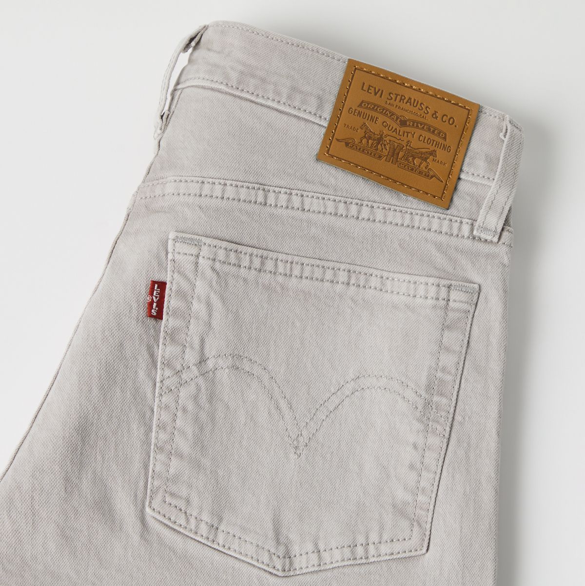 Wedgie Bootcut Women's Jeans — Pebbled Path Boot - Grey