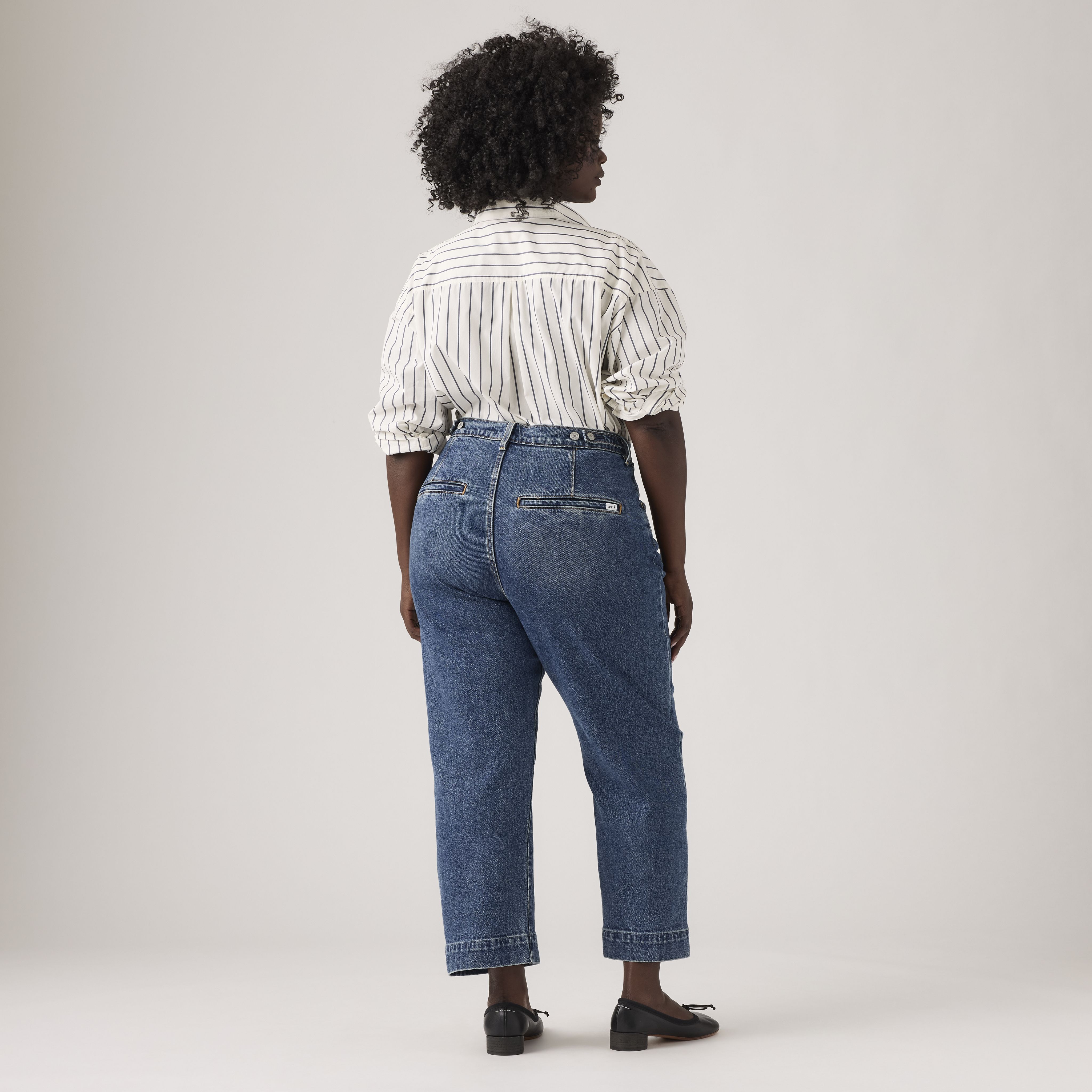 Jean Ribcage Straight tobillero Tailored 12