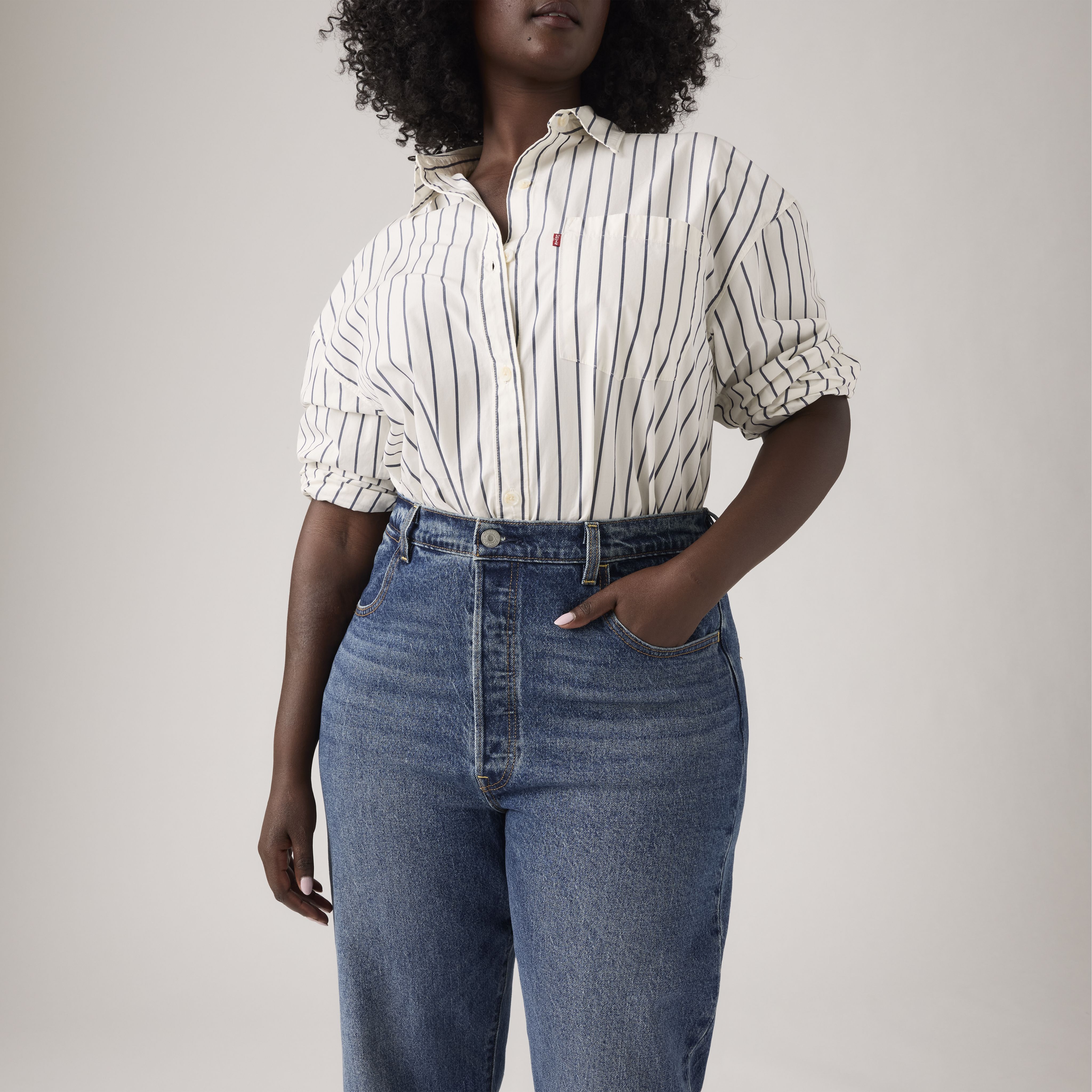 Jean Ribcage Straight tobillero Tailored 11