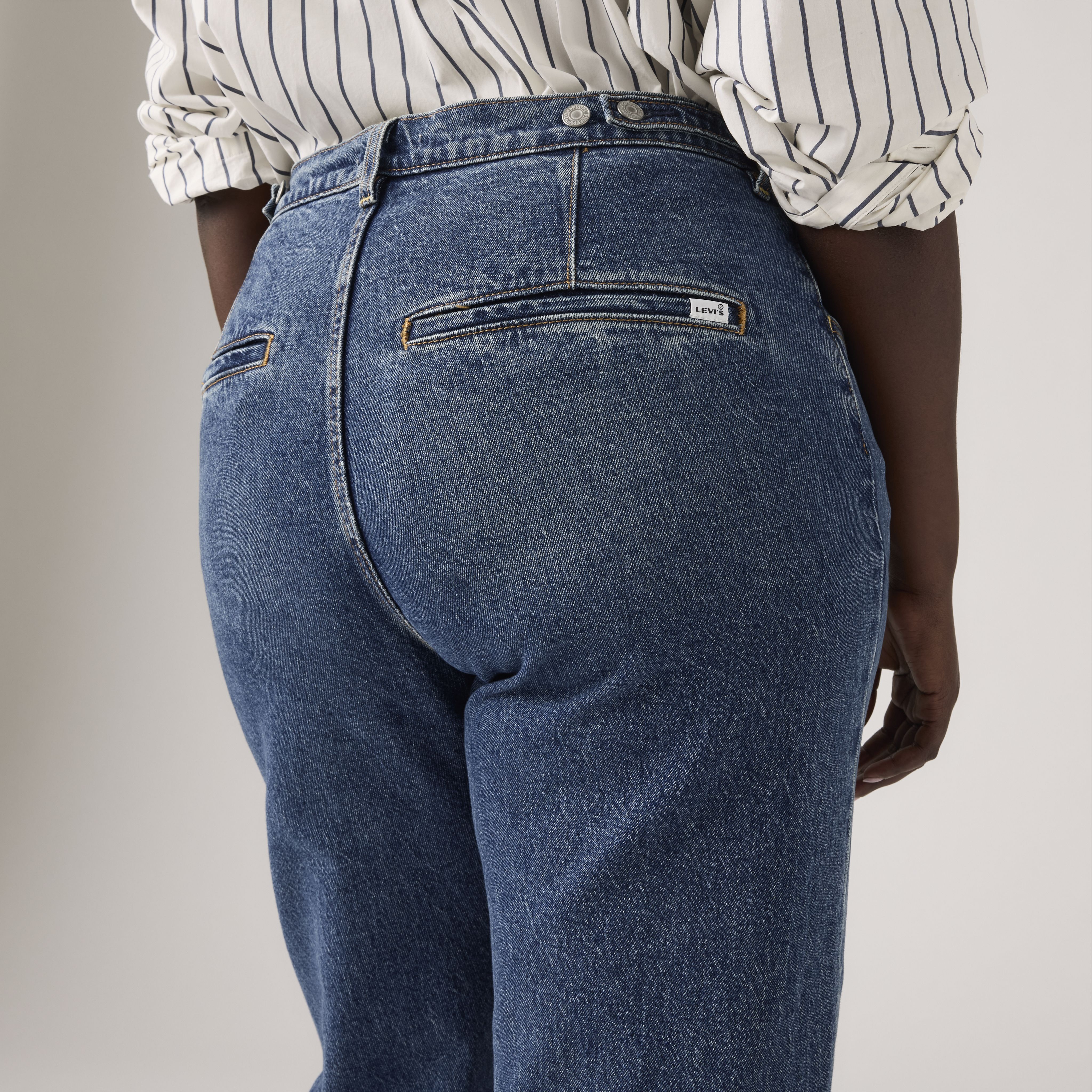 Ribcage Straight Ankle Tailored Women's Jeans - Dark Wash | Levi's® US