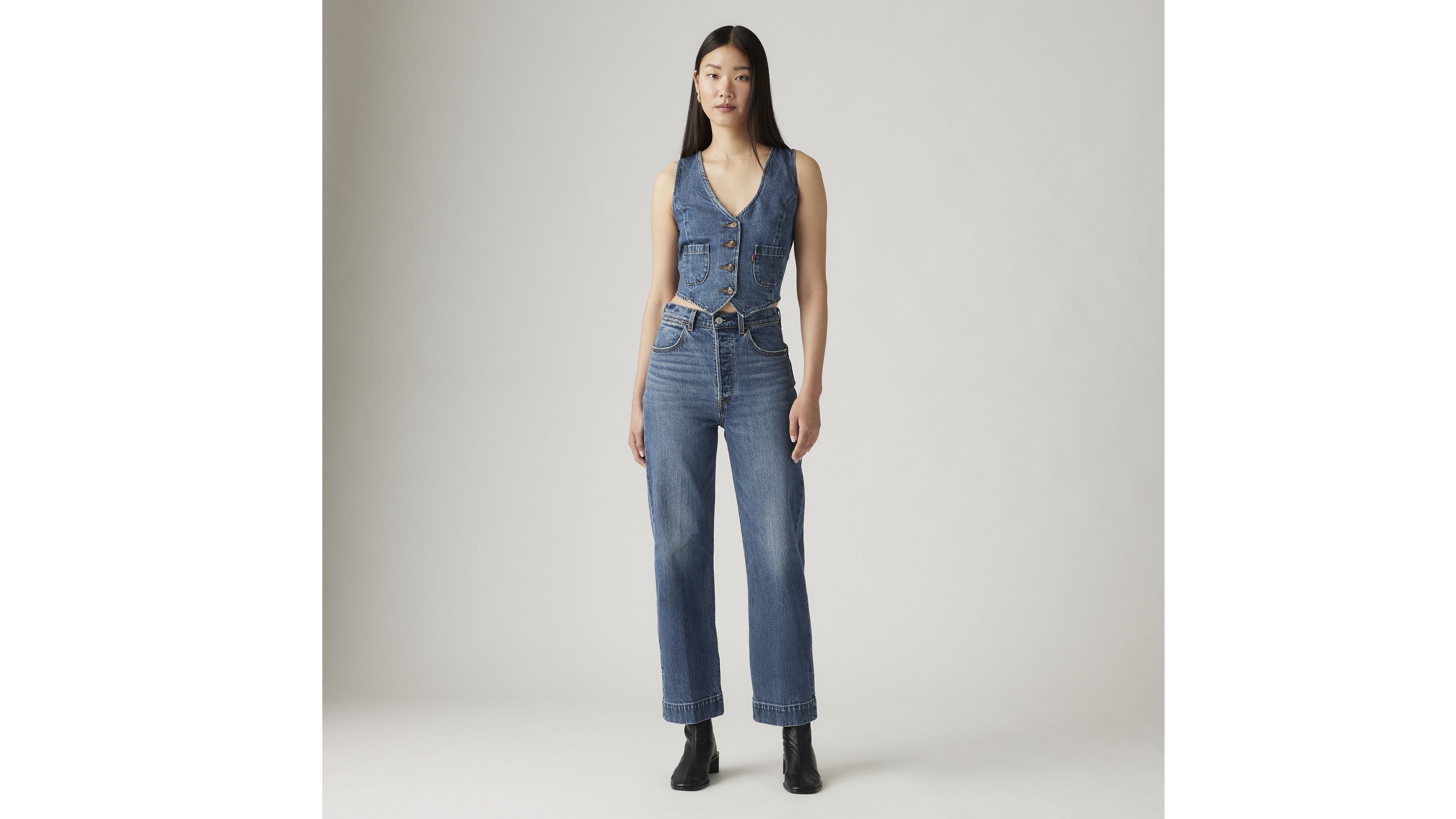 Jean Ribcage Straight tobillero Tailored 5