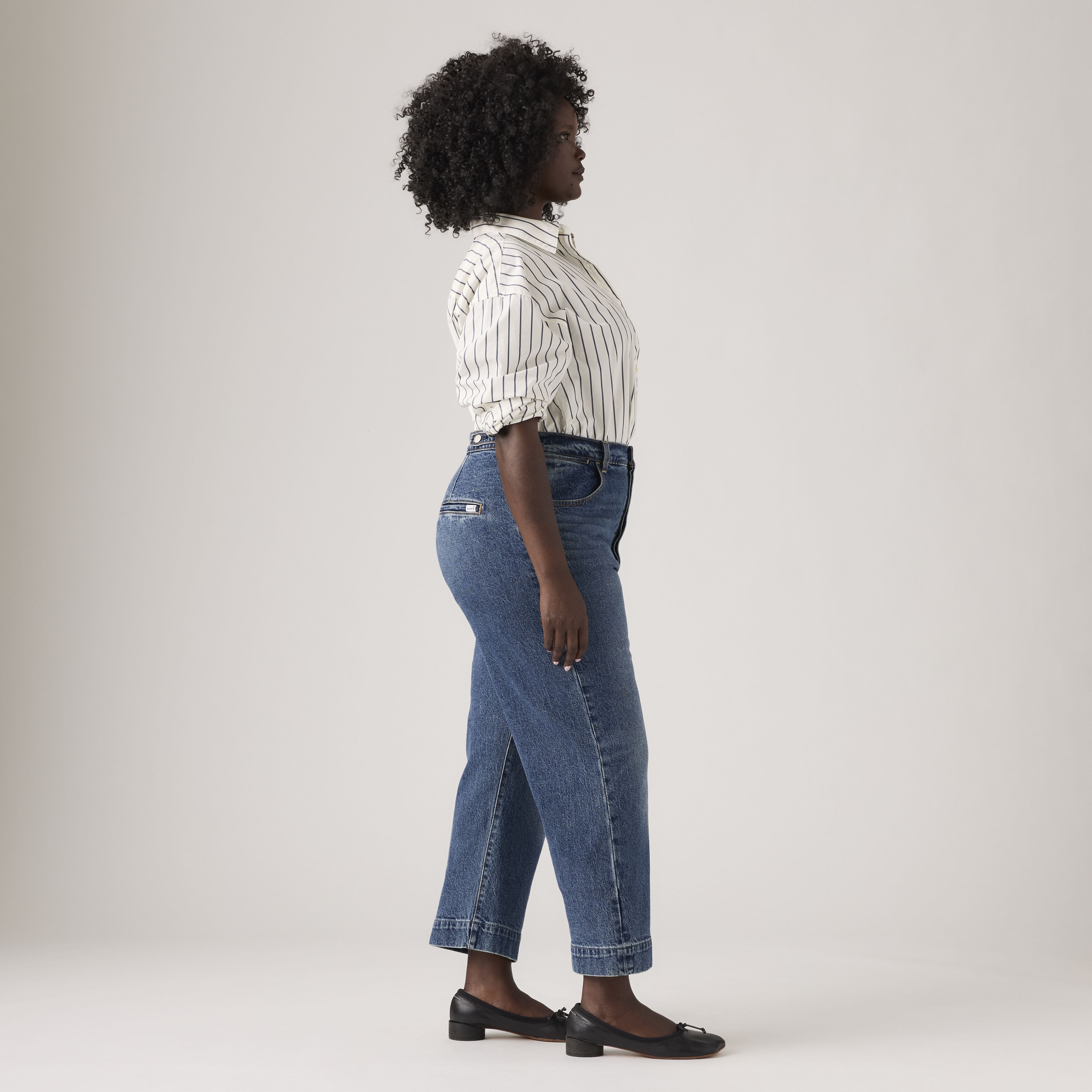 Jean Ribcage Straight tobillero Tailored 10