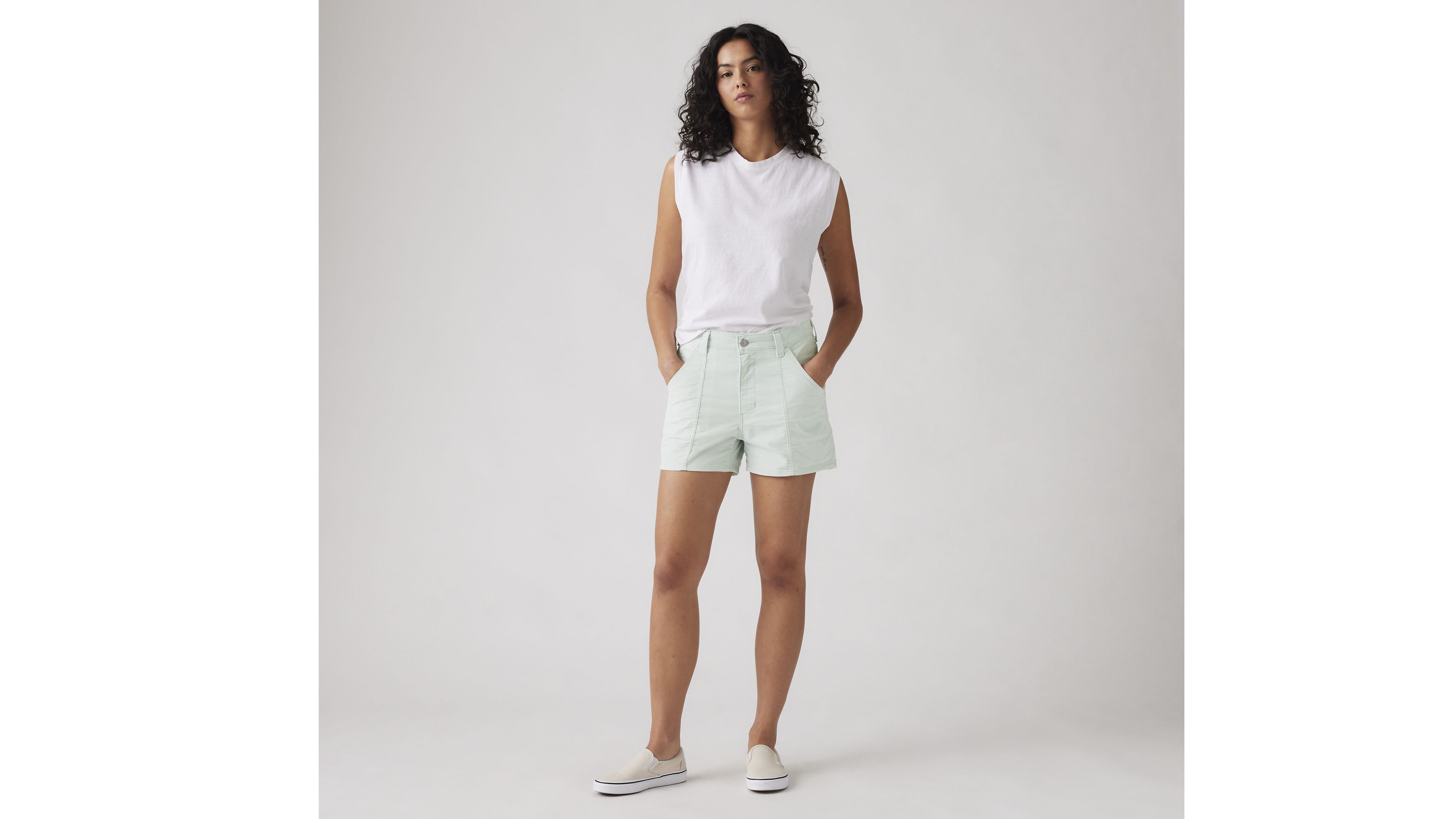 Lightweight Corduroy Carpenter Women's Shorts 9
