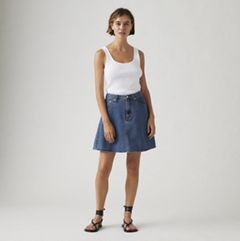 Mini Flounce Skirt — Night Market - Dark Wash 4