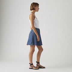 Mini Flounce Skirt — Night Market - Dark Wash 5