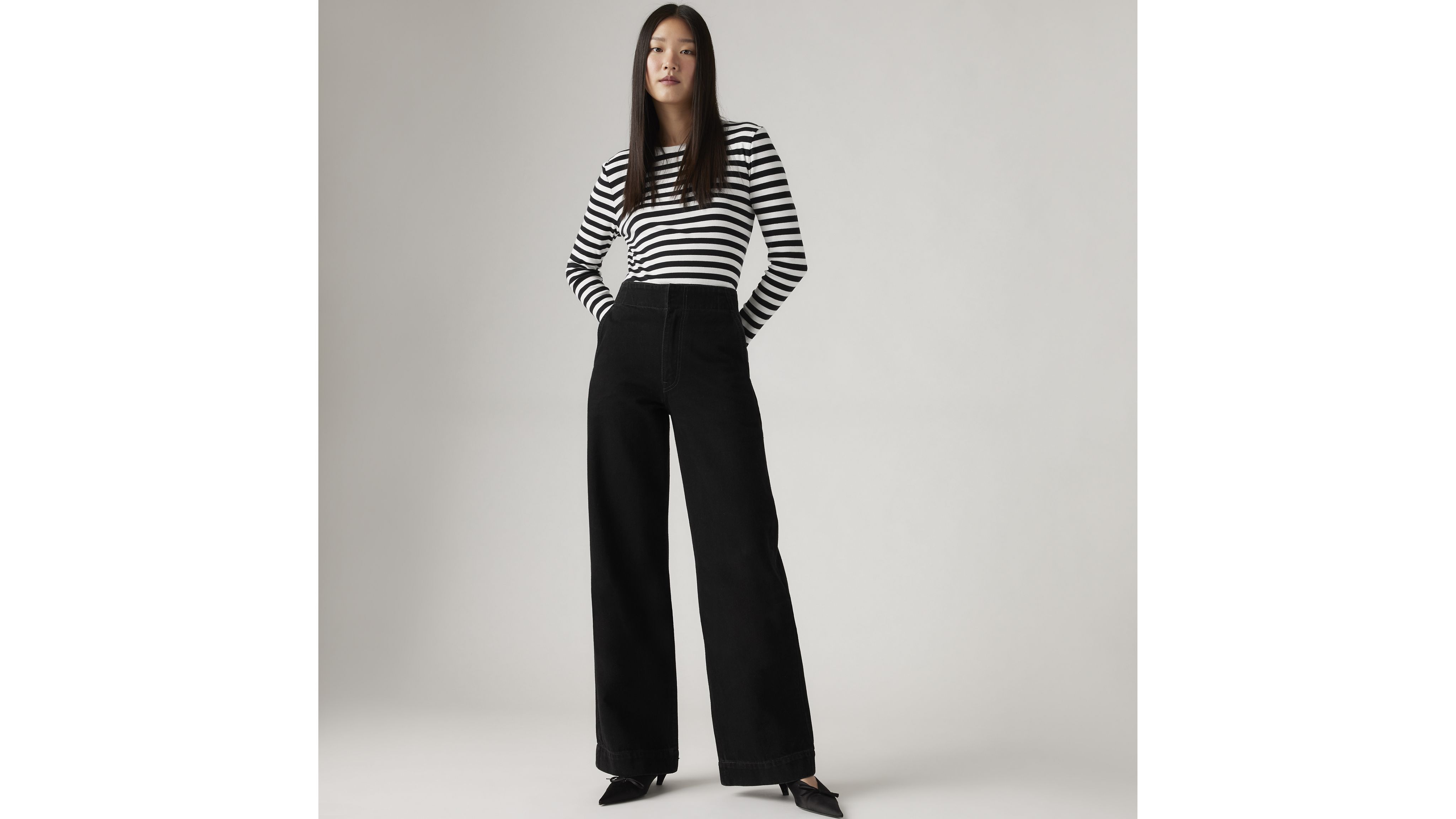 Ribcage Wide Leg Tailored Women's Jeans 1
