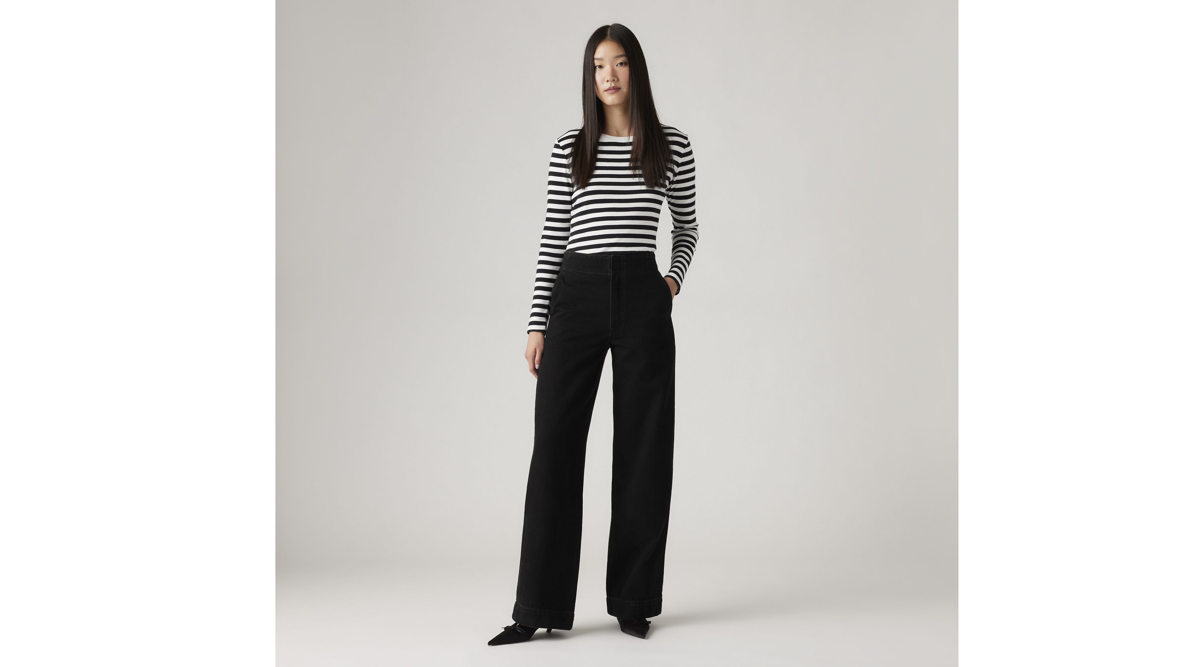 Ribcage Wide Leg Tailored Women's Jeans 5