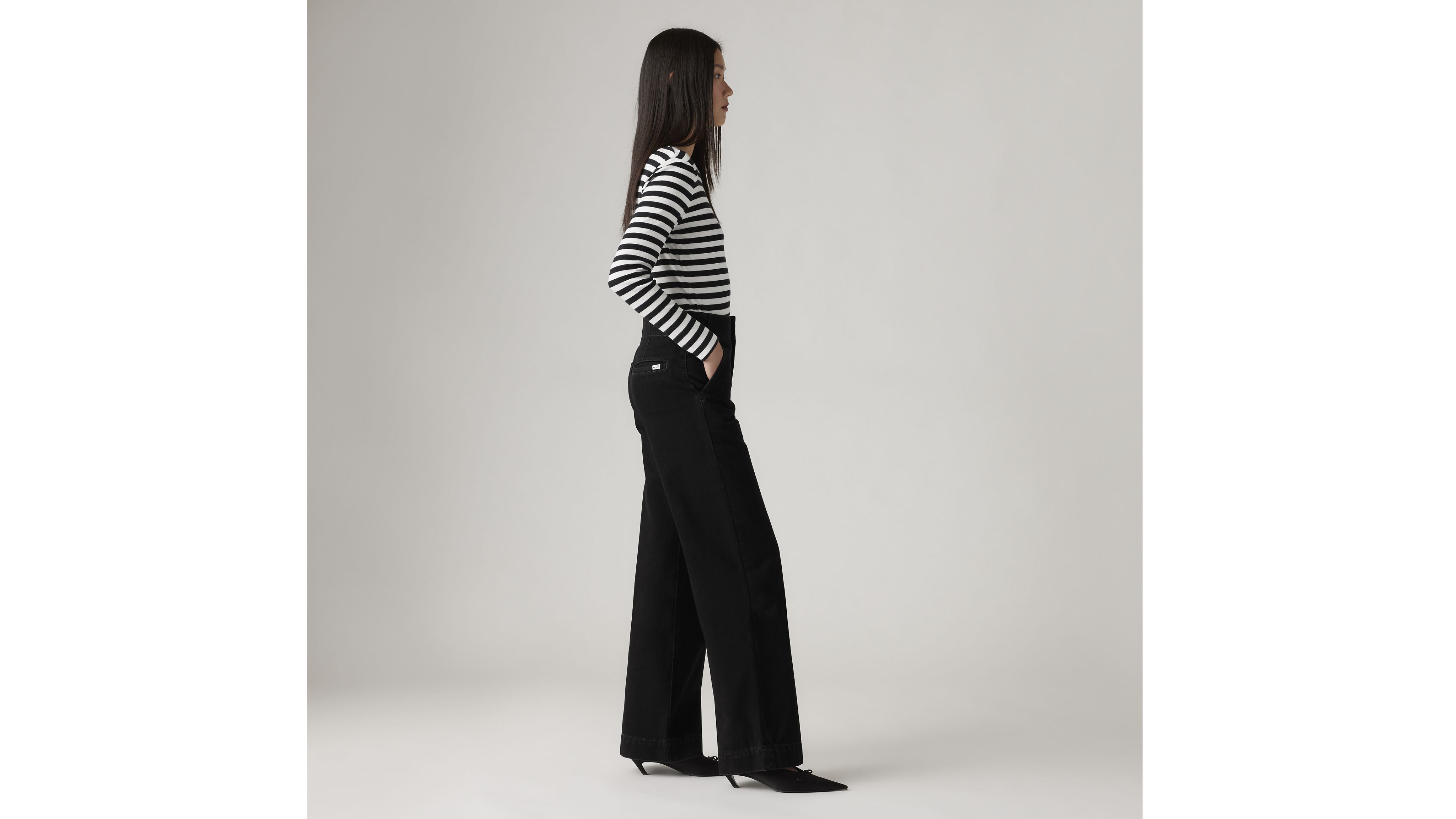 Ribcage Wide Leg Tailored Women's Jeans 4