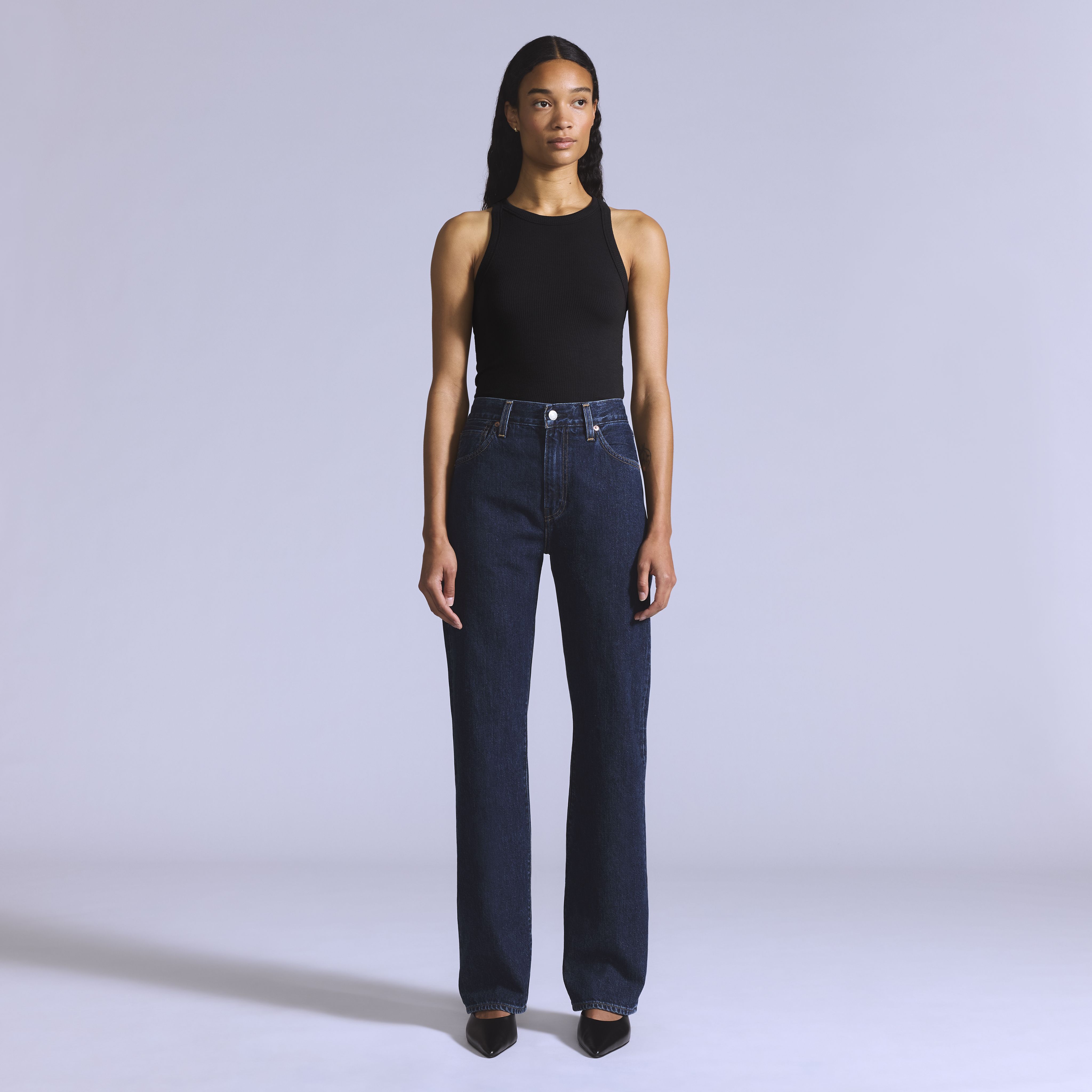 Japanese Selvedge Plank Straight Fit Women's Jeans 11