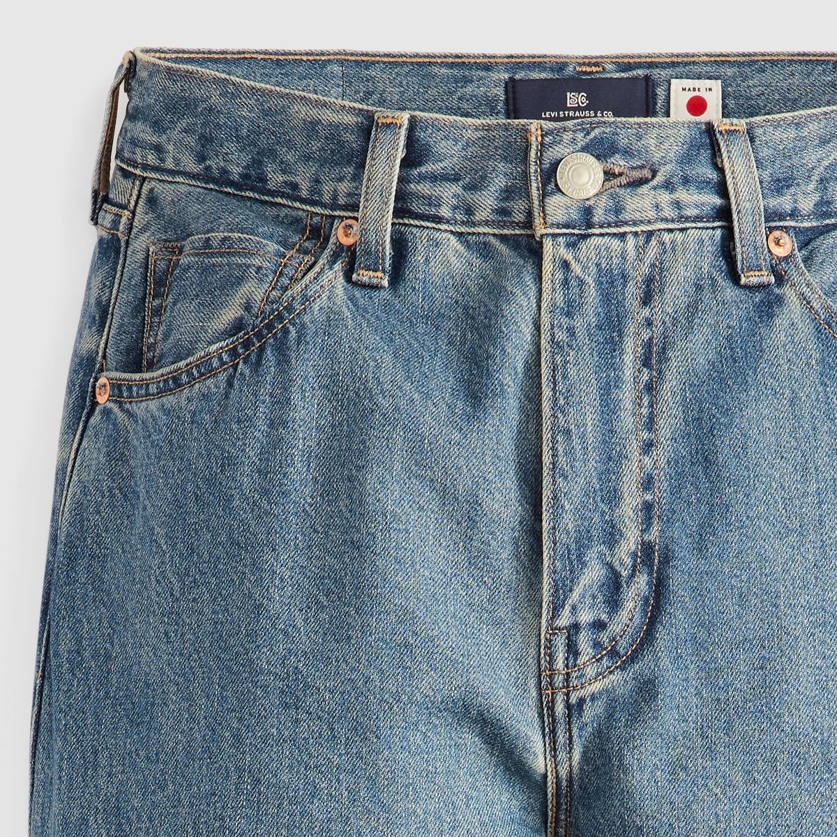 Plank Straight Jeans — Mij Curl - Medium Wash